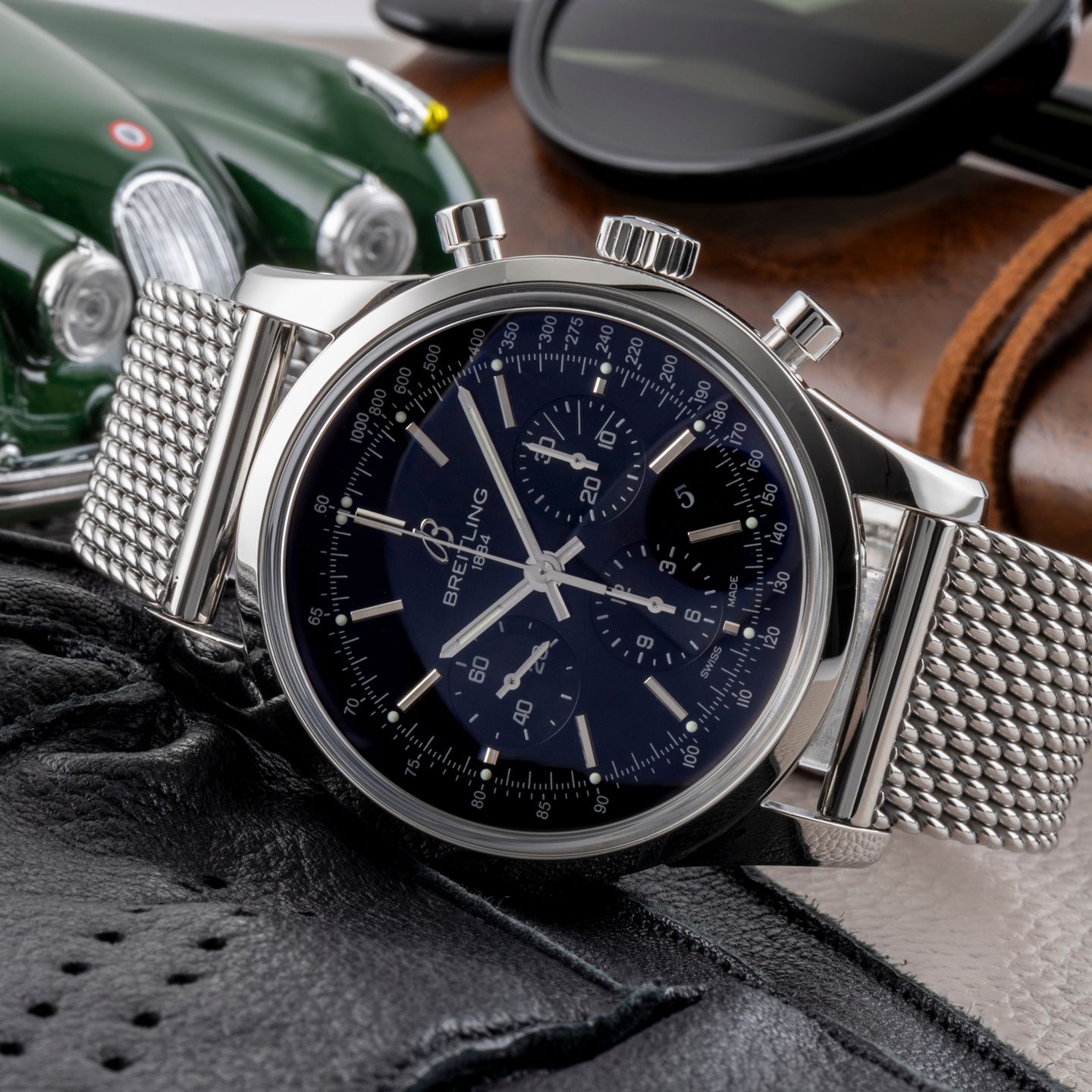 Breitling Transocean Chronograph AB0152 (2011) - 43 mm Steel case (2/8)
