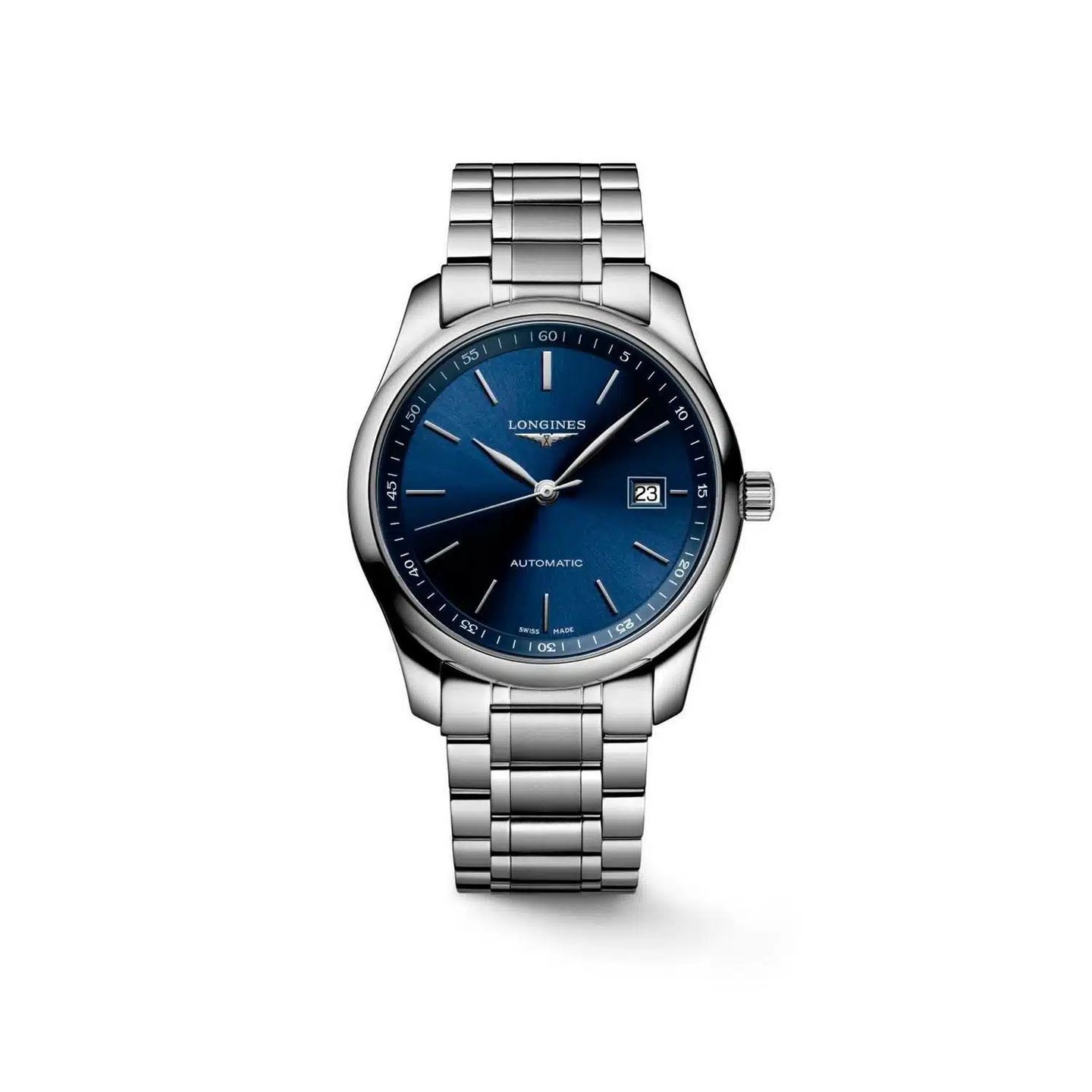 Longines Master Collection L2.793.4.92.6 (2024) - Blauw wijzerplaat 40mm Staal (1/2)