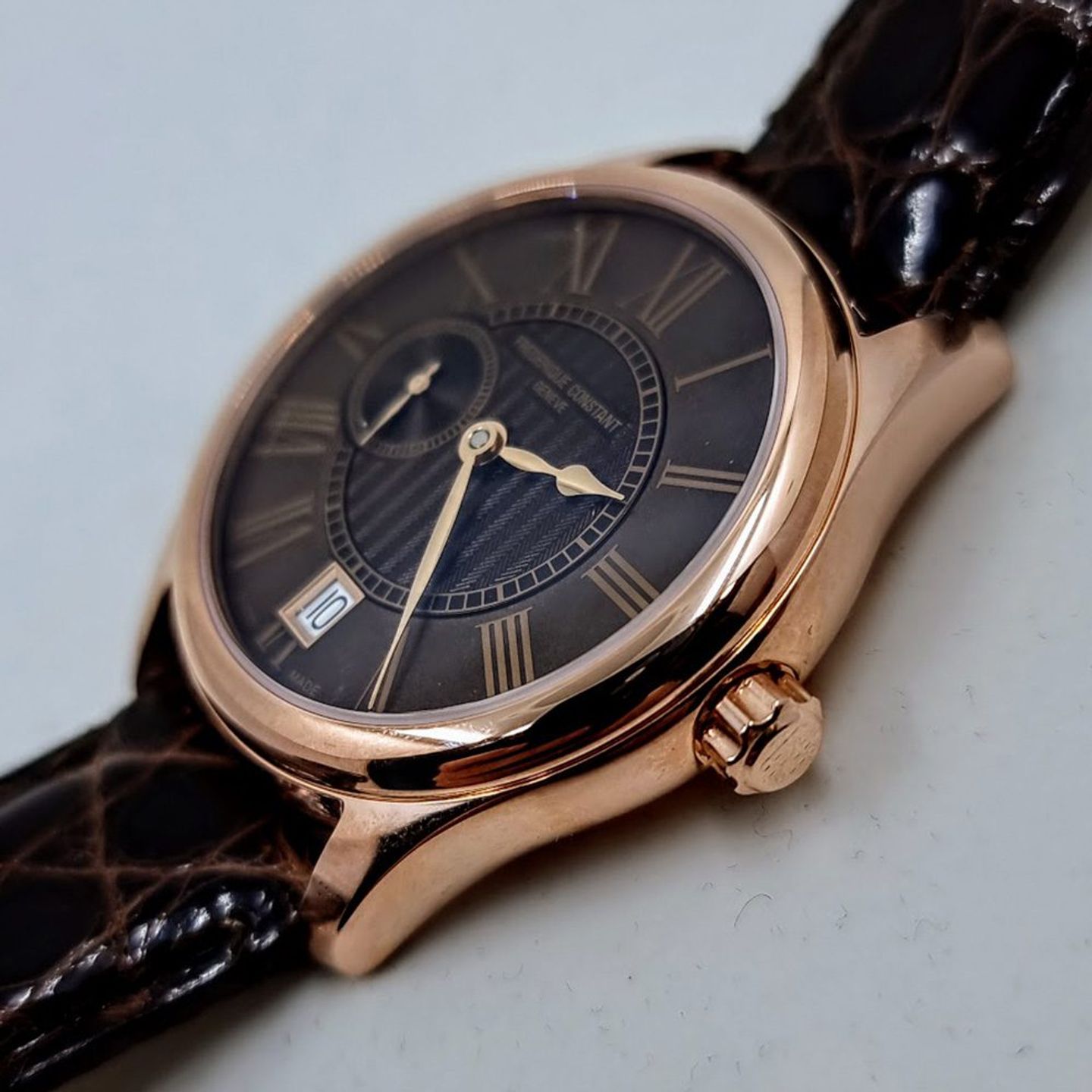 Frederique Constant Ladies Automatic FC-318MPC3B4 (2025) - Bruin wijzerplaat 36mm Staal (3/8)