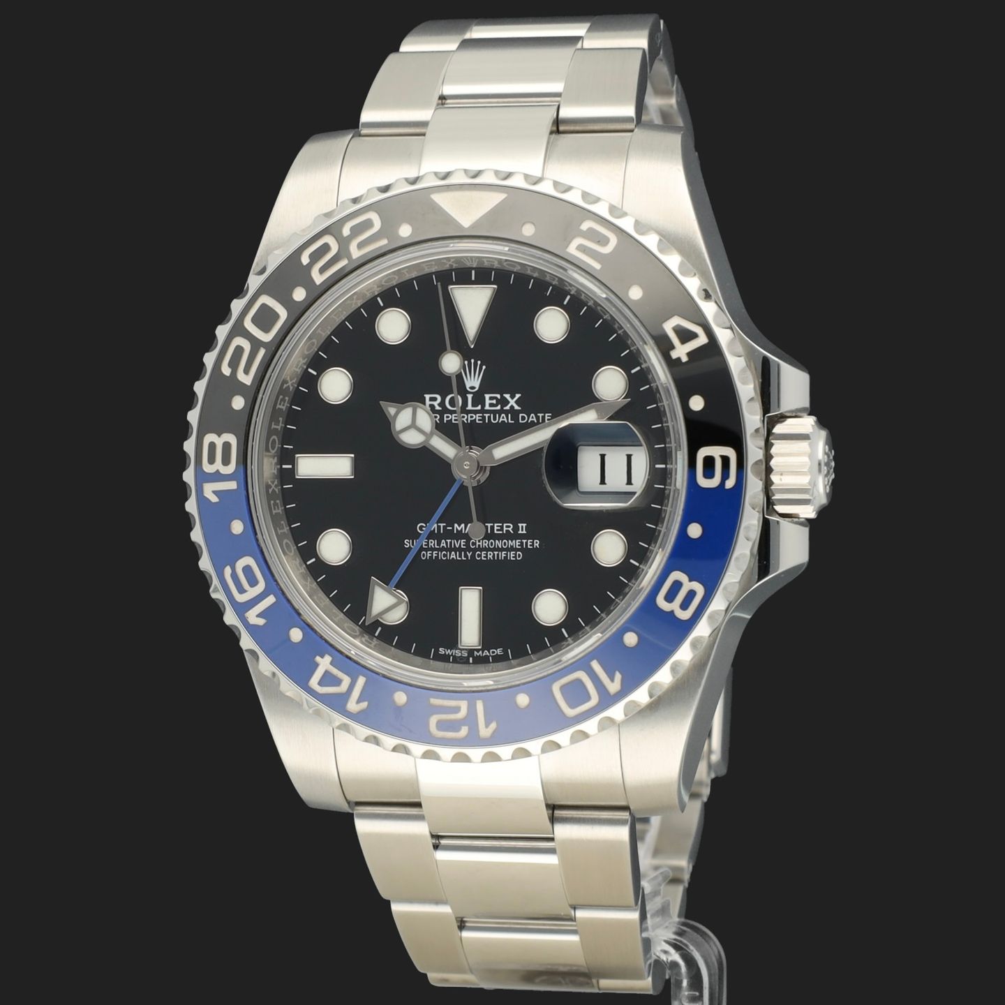 Rolex GMT-Master II 116710BLNR (2016) - Black dial 40 mm Steel case (1/8)