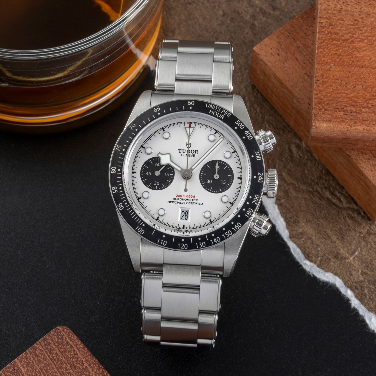 Tudor Black Bay Chrono 79360N (Unknown (random serial)) - Silver dial 41 mm Steel case (1/8)
