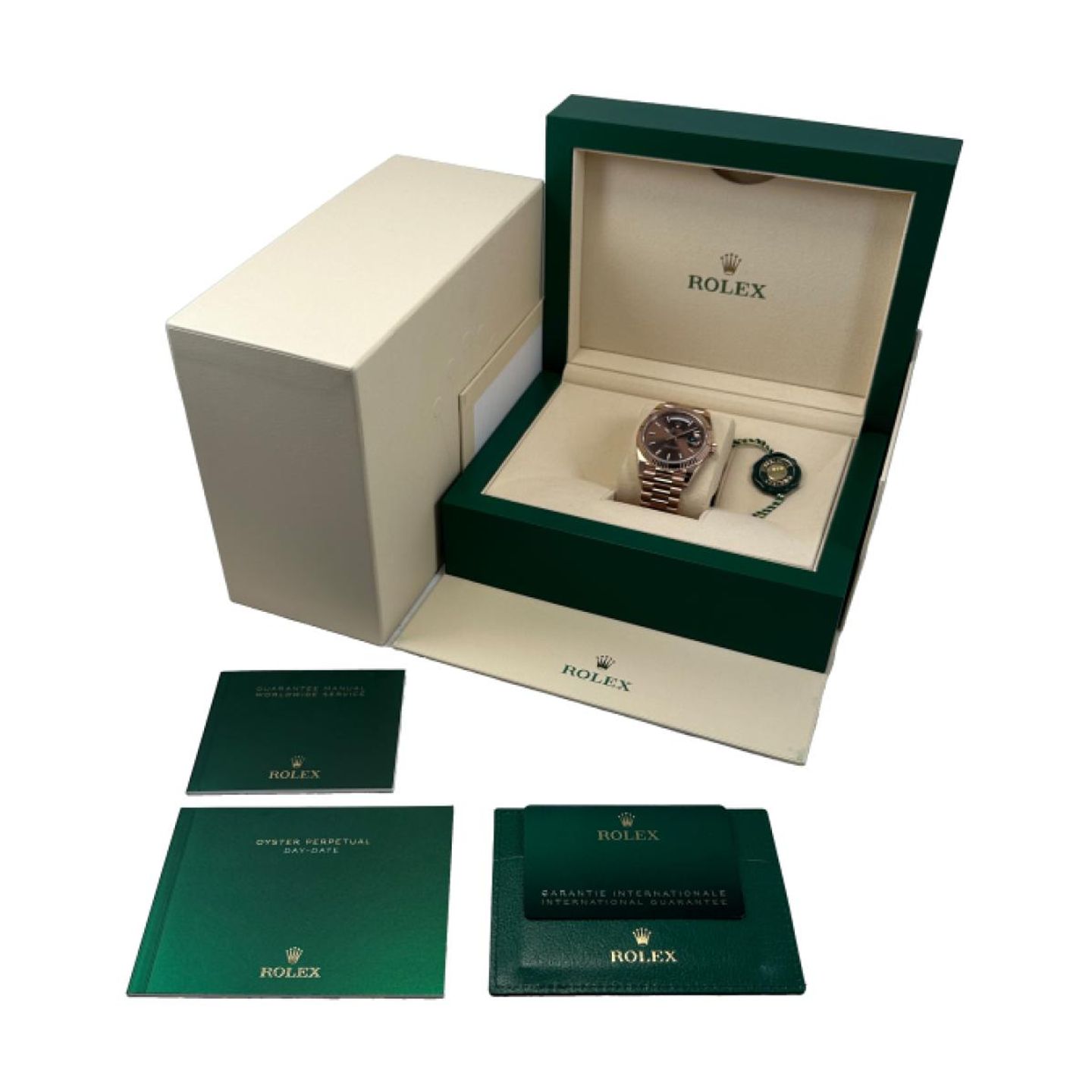 Rolex Day-Date 40 228235 (2024) - Bruin wijzerplaat 40mm Roségoud (5/5)