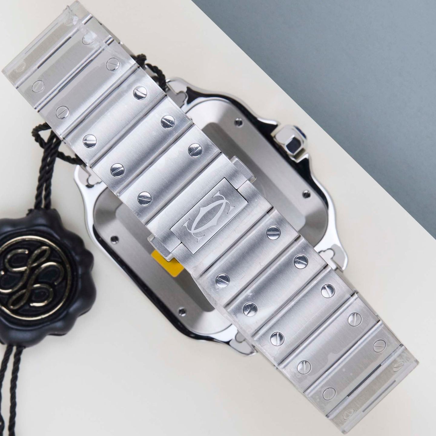 Cartier Santos WSSA0062 (2026) - Green dial 40 mm Steel case (6/8)