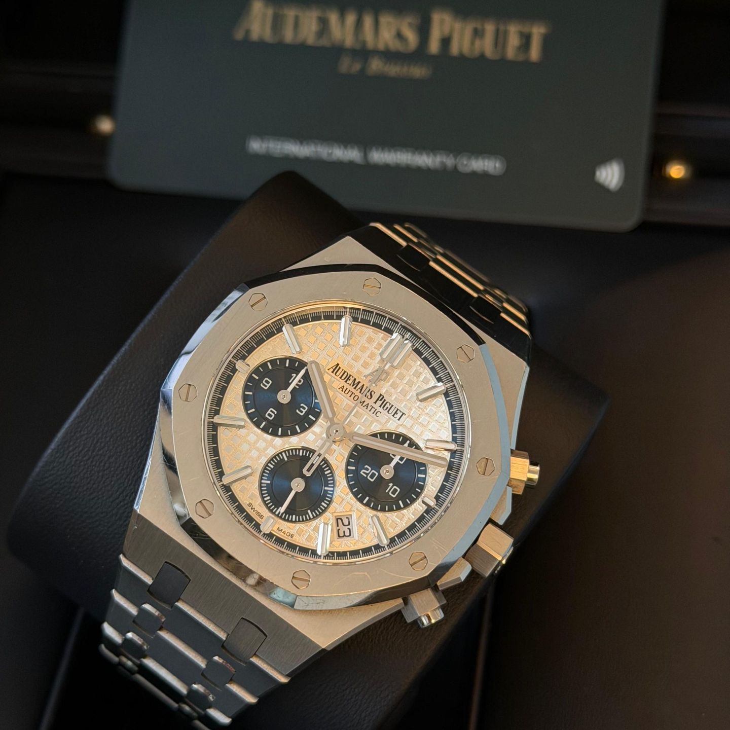 Audemars Piguet Royal Oak Chronograph 26315ST.OO.1256ST.01 (2022) - Zilver wijzerplaat 38mm Staal (4/8)