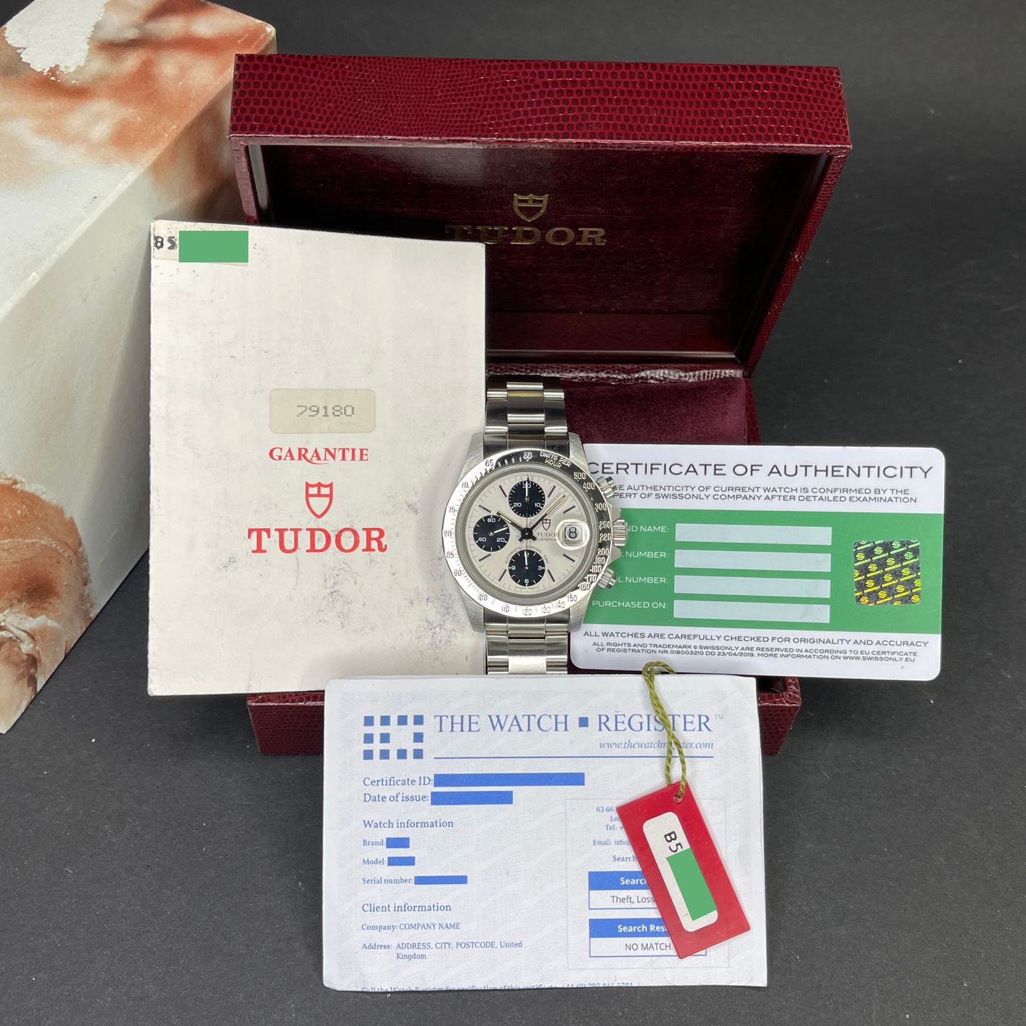 Tudor Oysterdate Big Block 79180 (1993) - 40 mm Steel case (3/8)