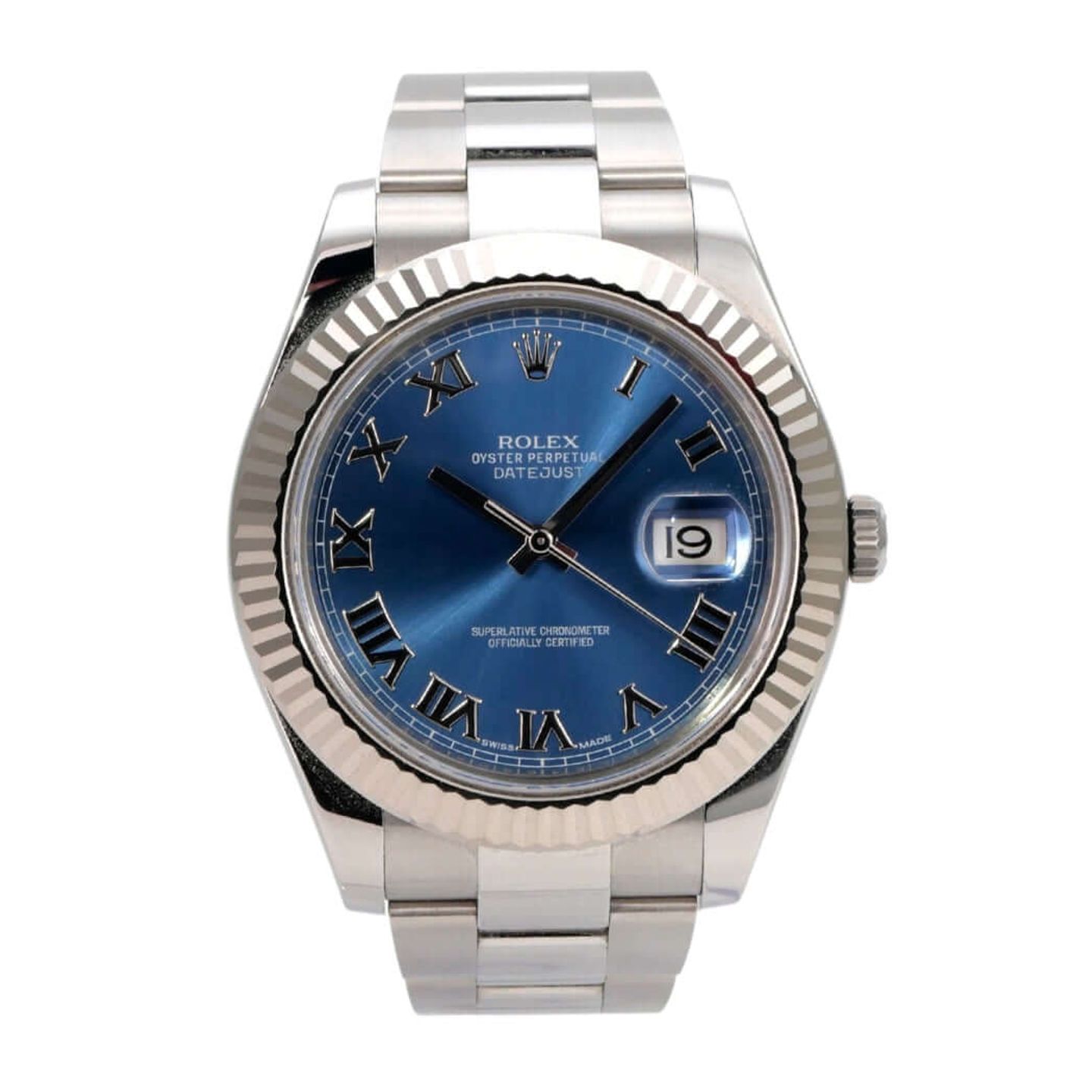 Rolex Datejust II 116334 (2016) - Blue dial 41 mm Steel case (2/8)