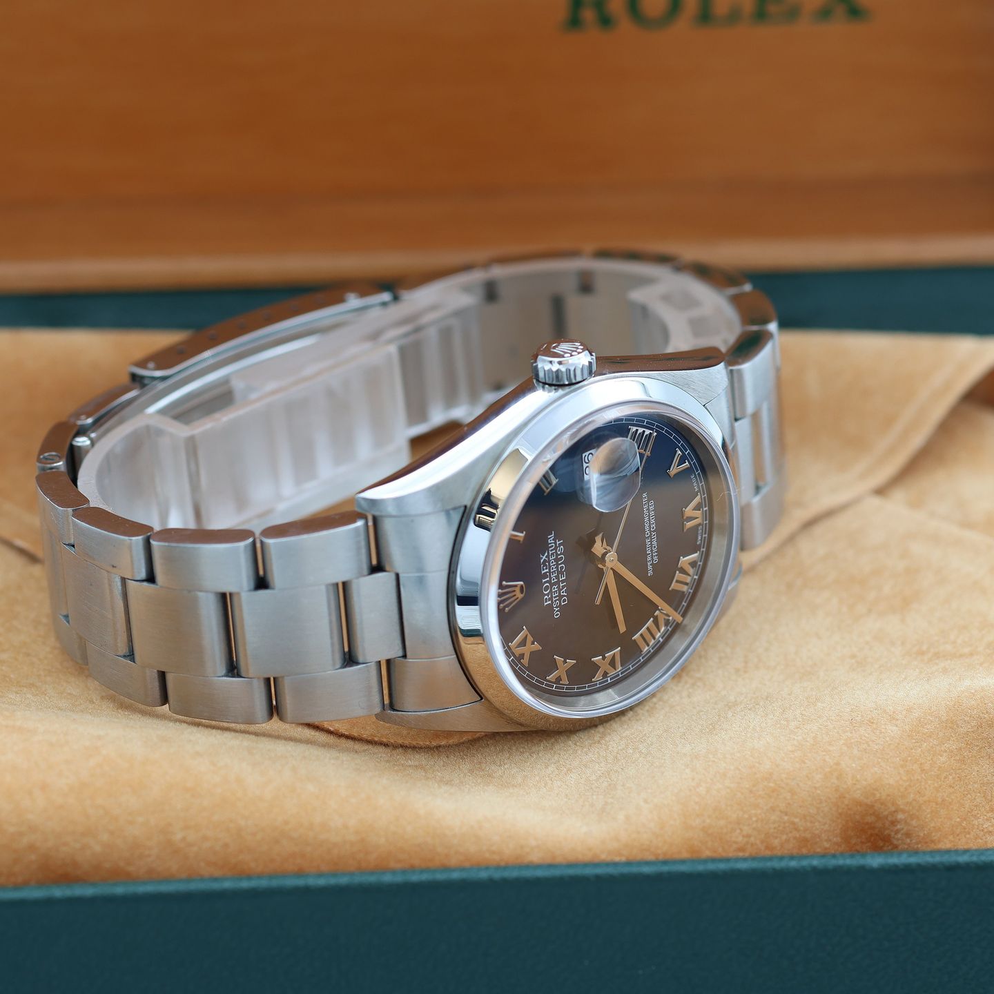 Rolex Datejust 36 16200 (Onbekend (willekeurig serienummer)) - Blauw wijzerplaat 36mm Staal (7/8)