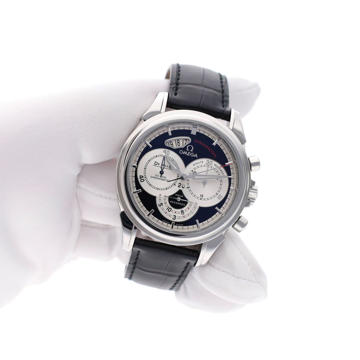 Omega De Ville Co-Axial 4850.50.31 (2011) - Black dial 41 mm Steel case (8/8)