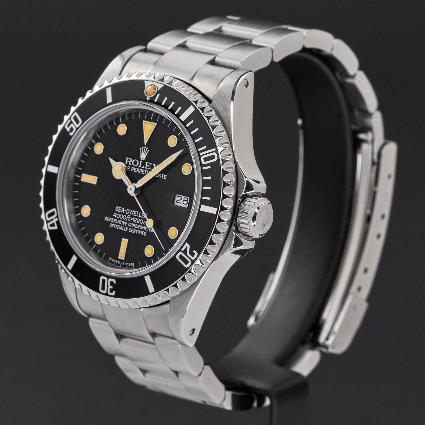 Rolex Sea-Dweller 16660 (1986) - Black dial 40 mm Steel case (4/8)