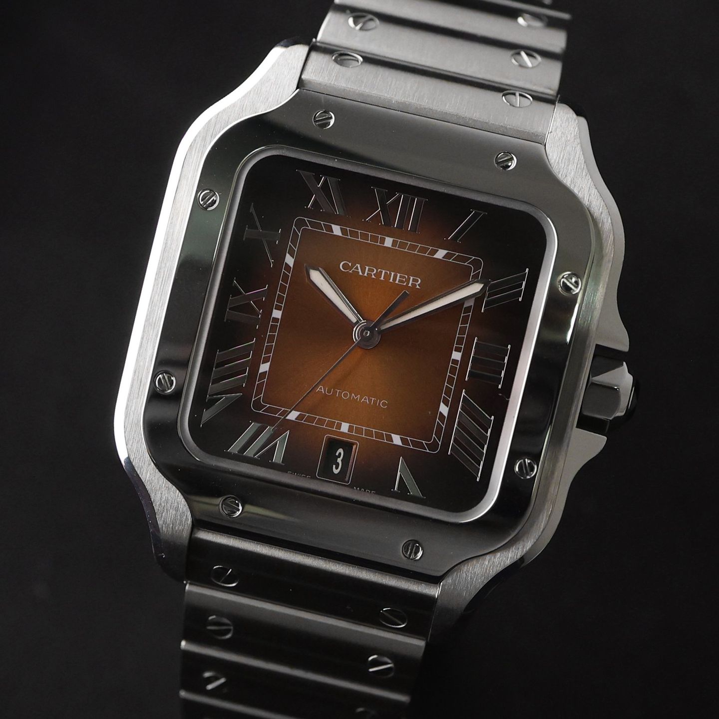 Cartier Santos WSSA0064 (2024) - 40mm Staal (5/6)