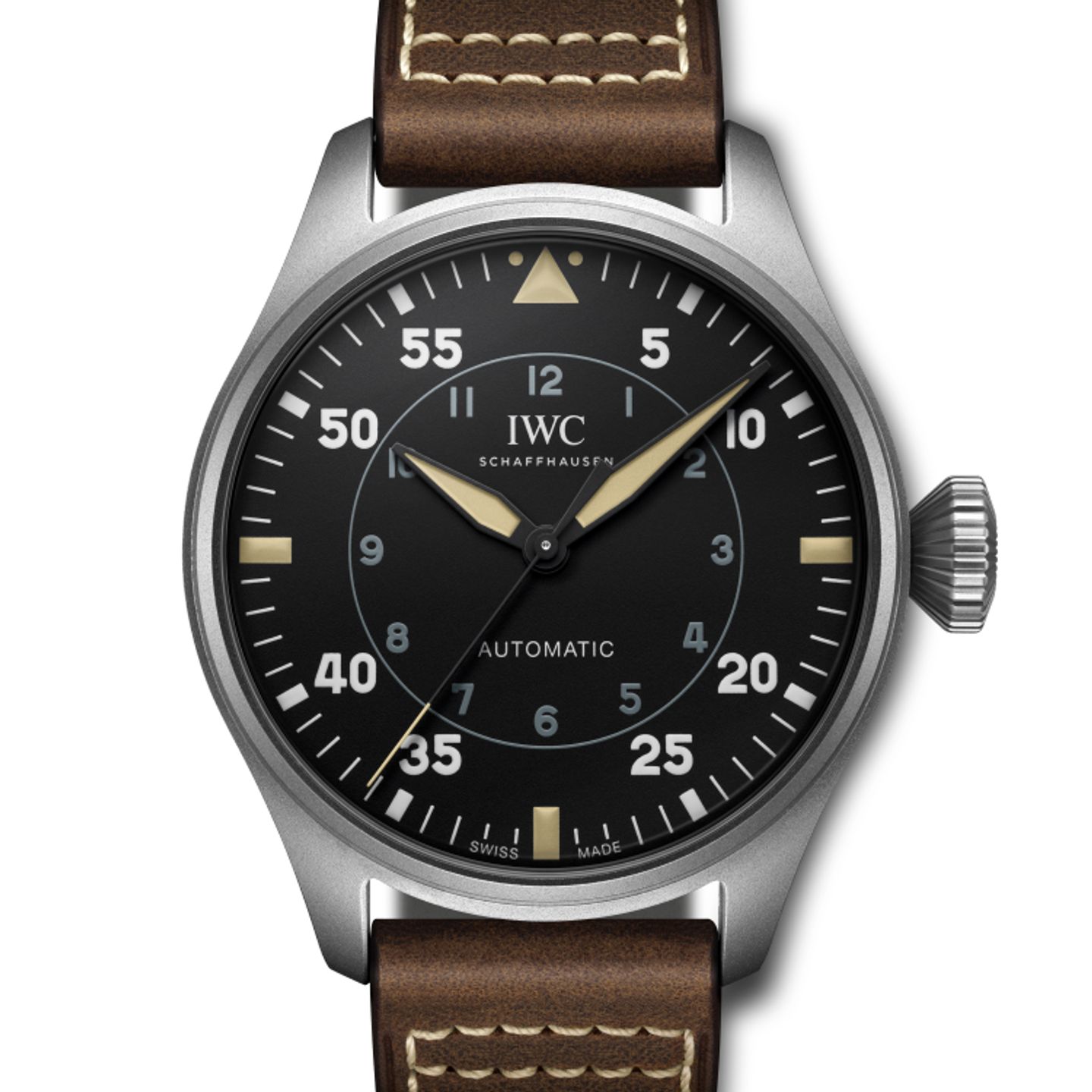 IWC Big Pilot IW329701 (2023) - Zwart wijzerplaat 43mm Titanium (1/1)