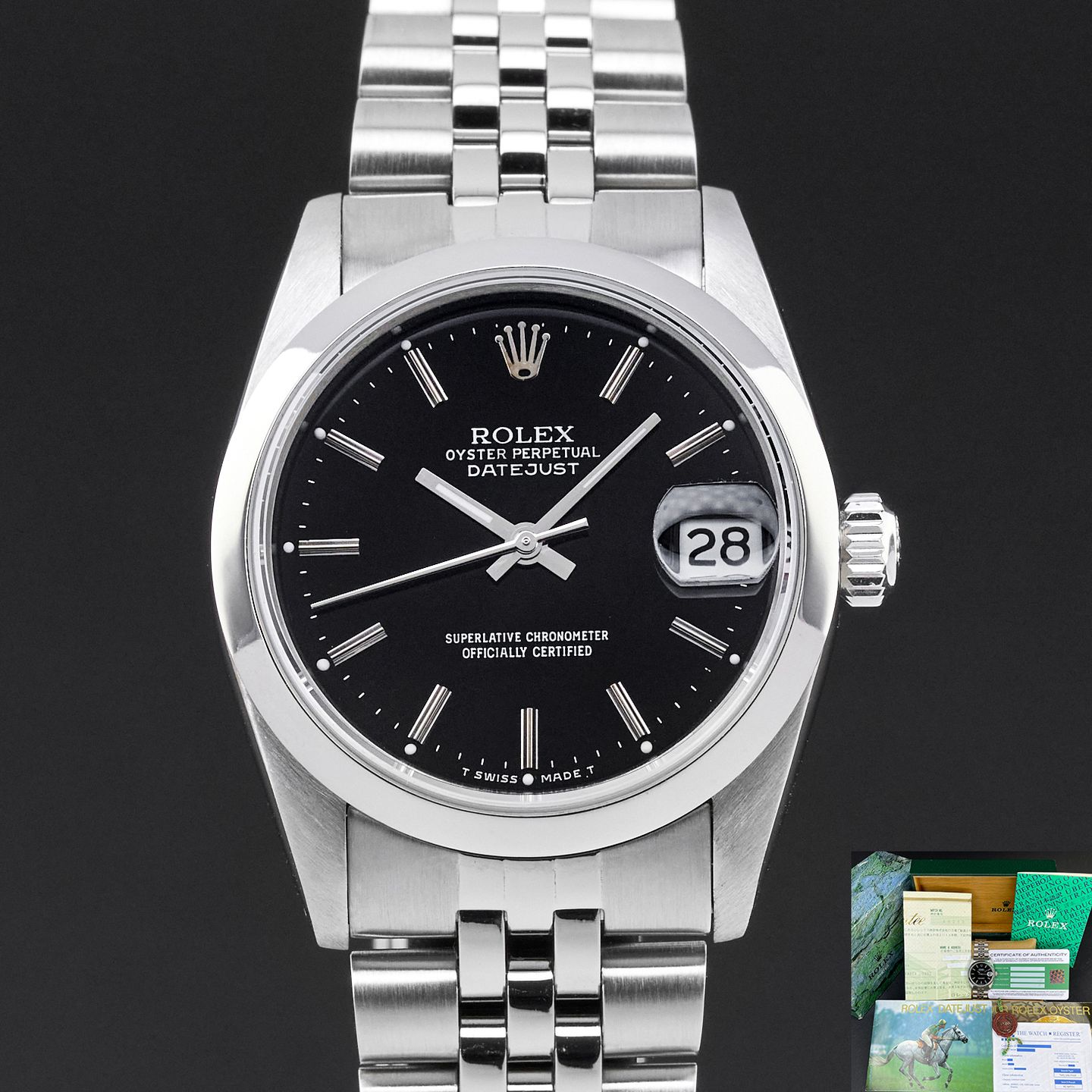 Rolex Datejust 31 68240 (1991) - 31 mm Steel case (1/8)