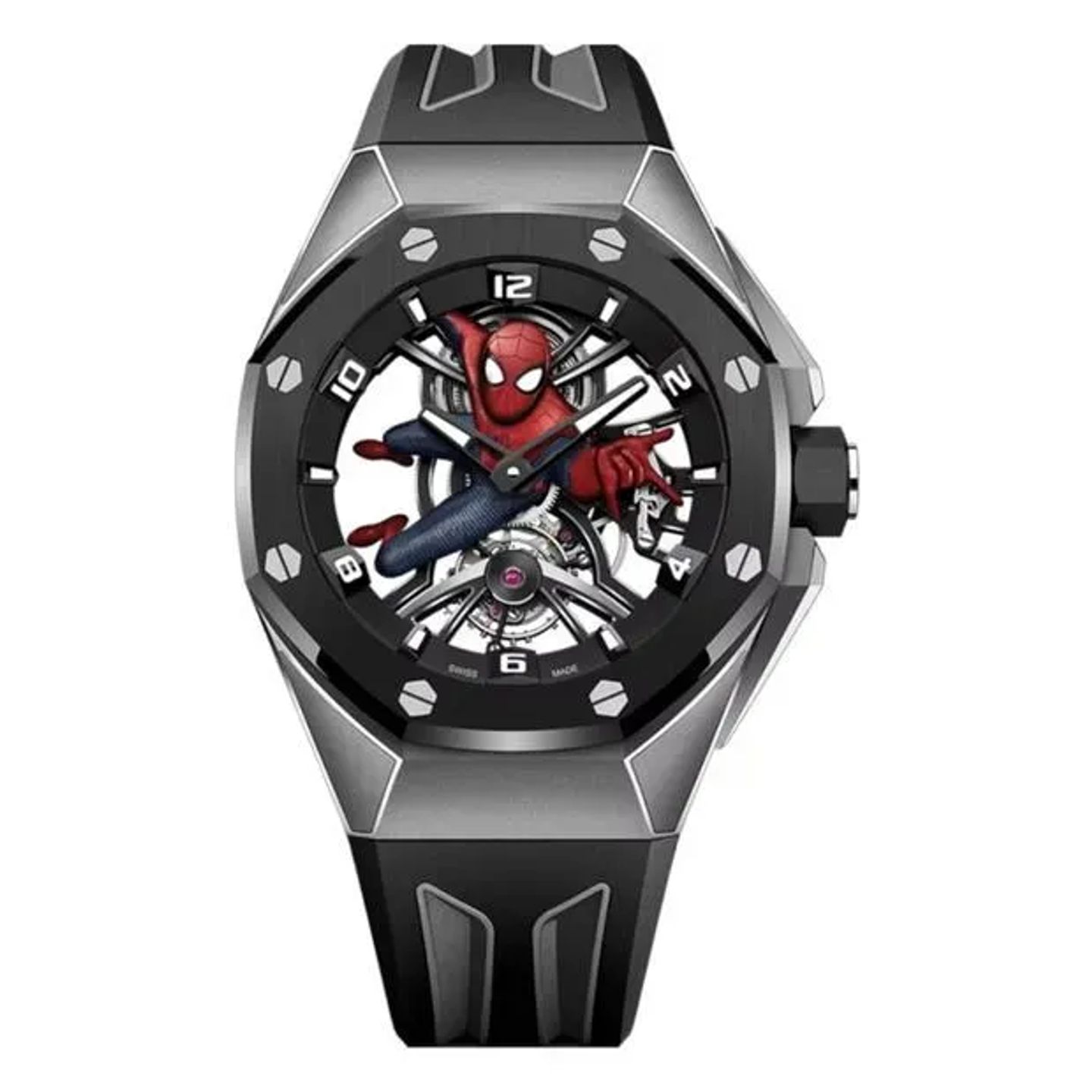 Audemars Piguet Royal Oak Concept 26631IO.OO.D002CA.01 (2024) - Transparent dial 42 mm Titanium case (6/6)