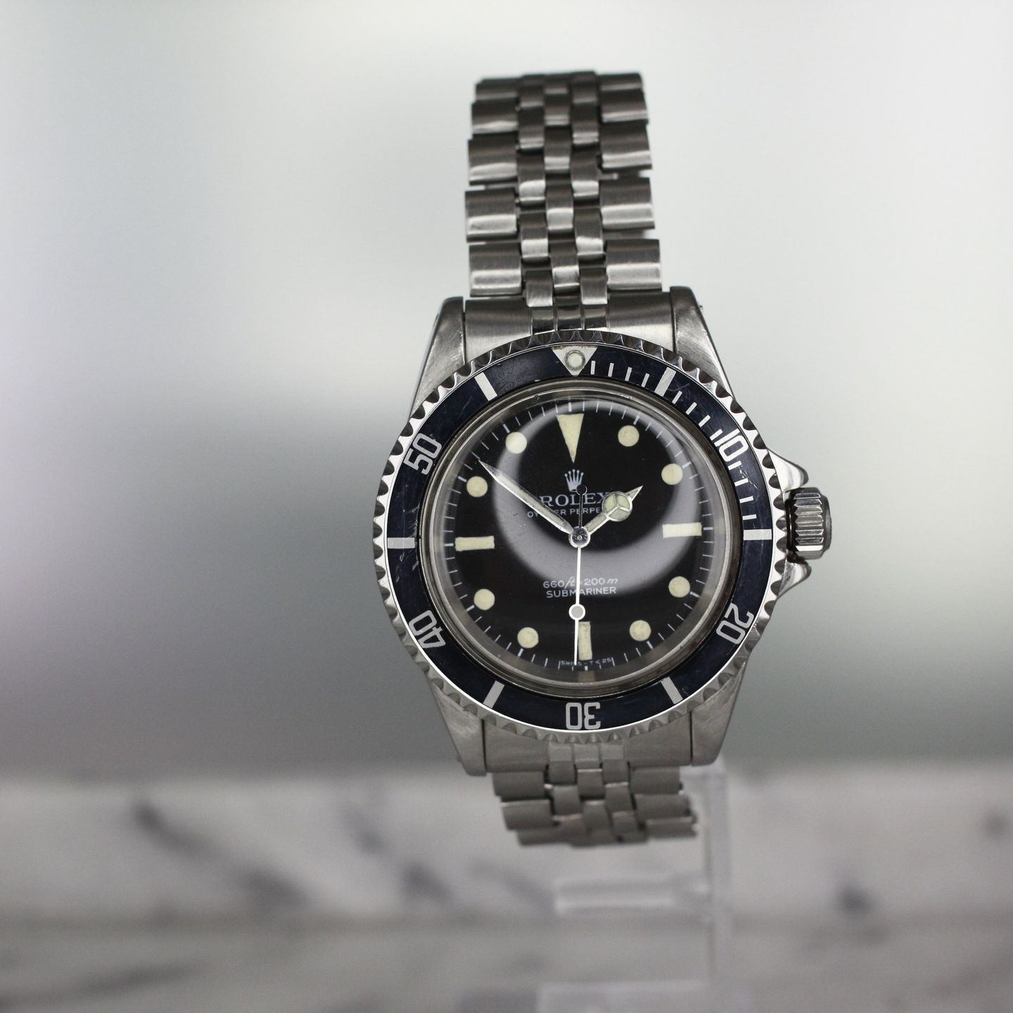 Rolex Submariner No Date 5513 (1970) - Zwart wijzerplaat 40mm Staal (3/8)