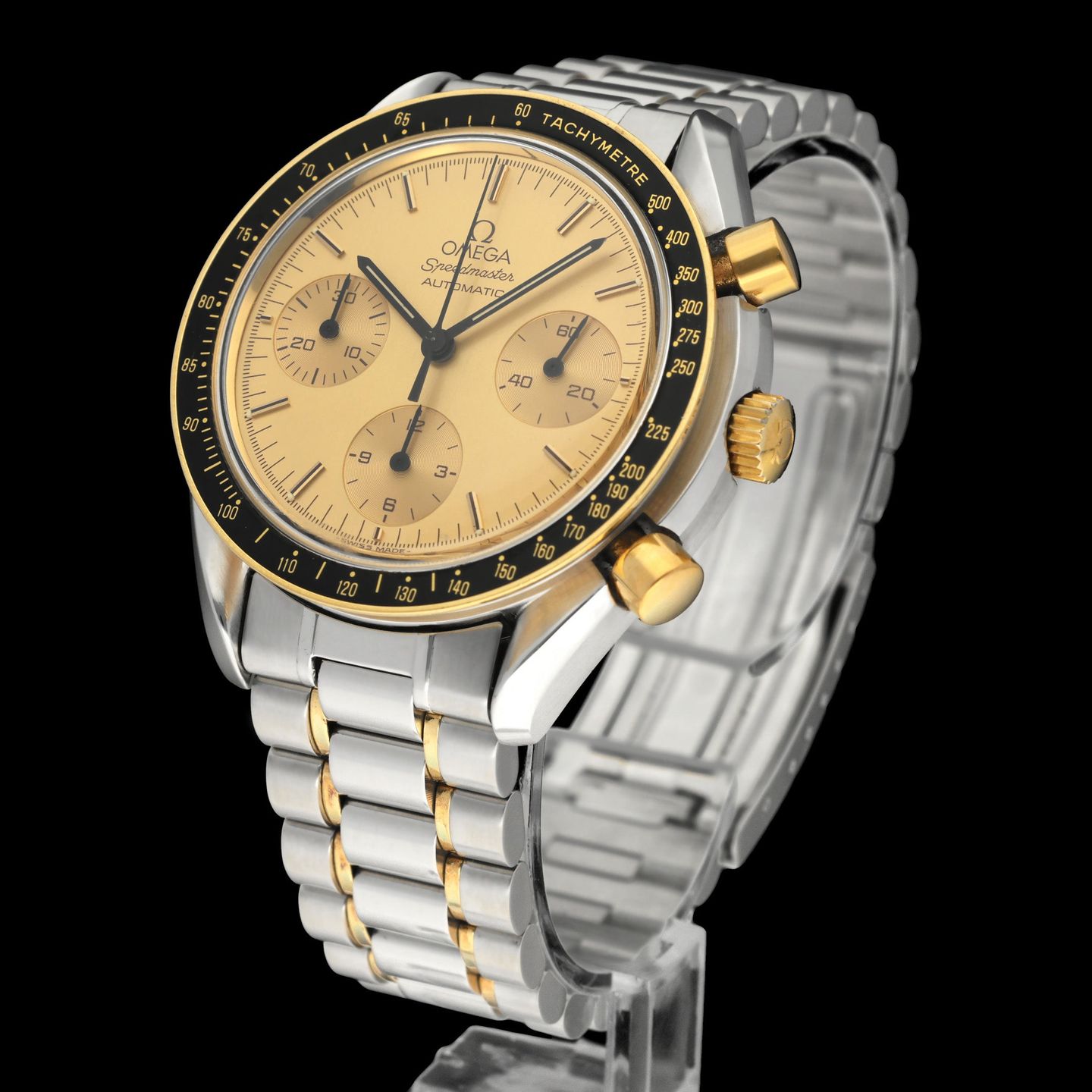 Omega Speedmaster 3310.10 (1993) - 39 mm Gold/Steel case (2/8)