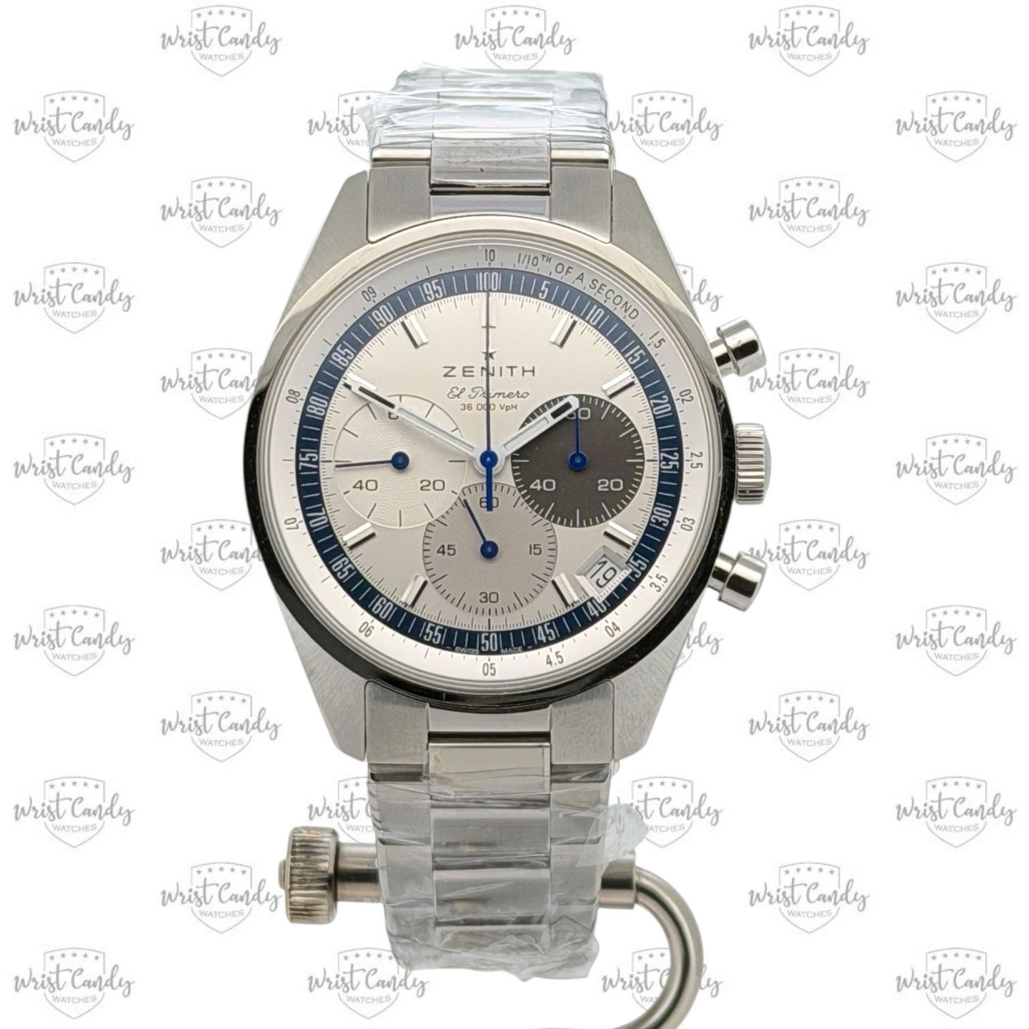 Zenith El Primero Chronomaster 03.3203.3600/10.M3200 (2022) - Silver dial Steel case (3/8)