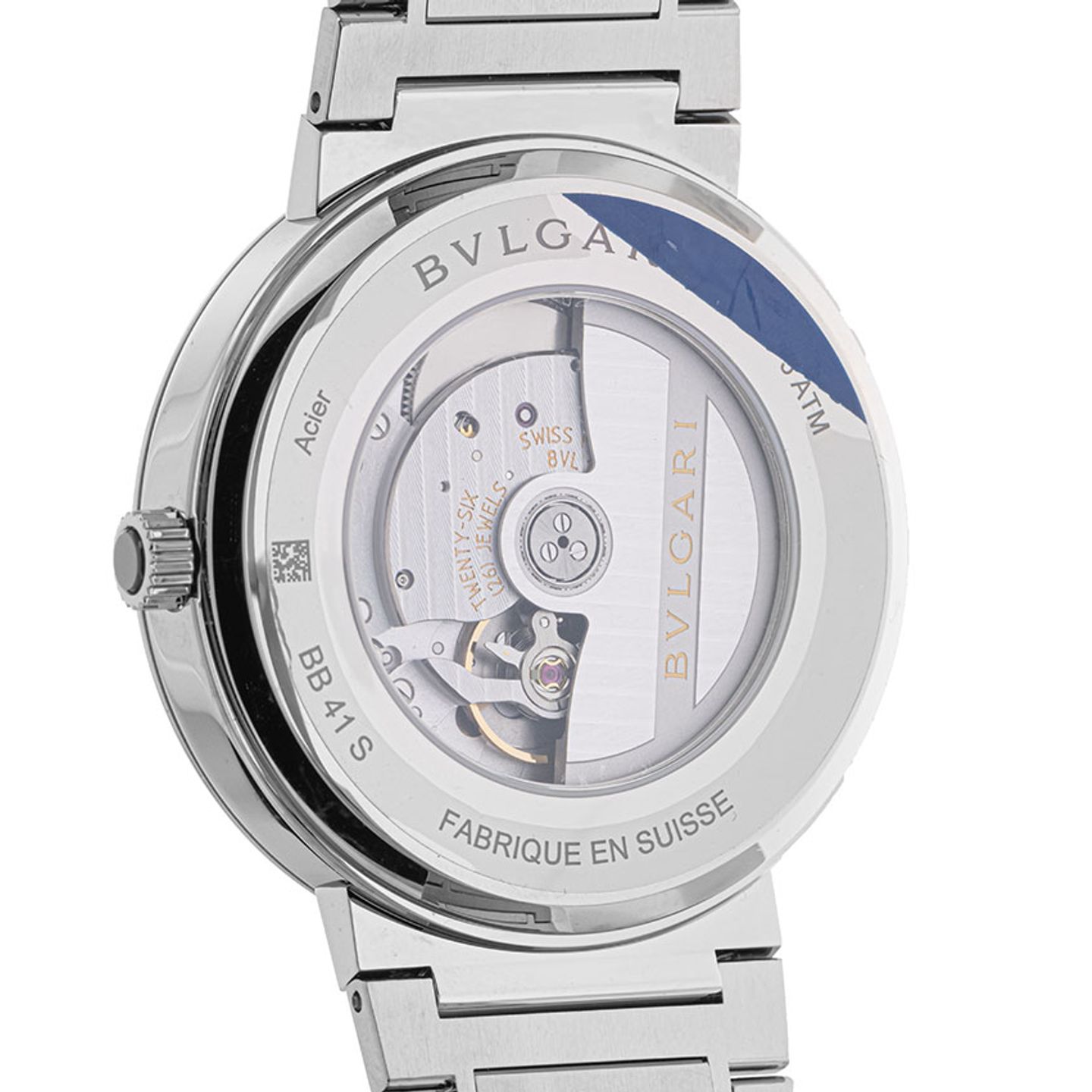 Bulgari Bulgari 103720 (2025) - Blauw wijzerplaat 41mm Staal (6/7)