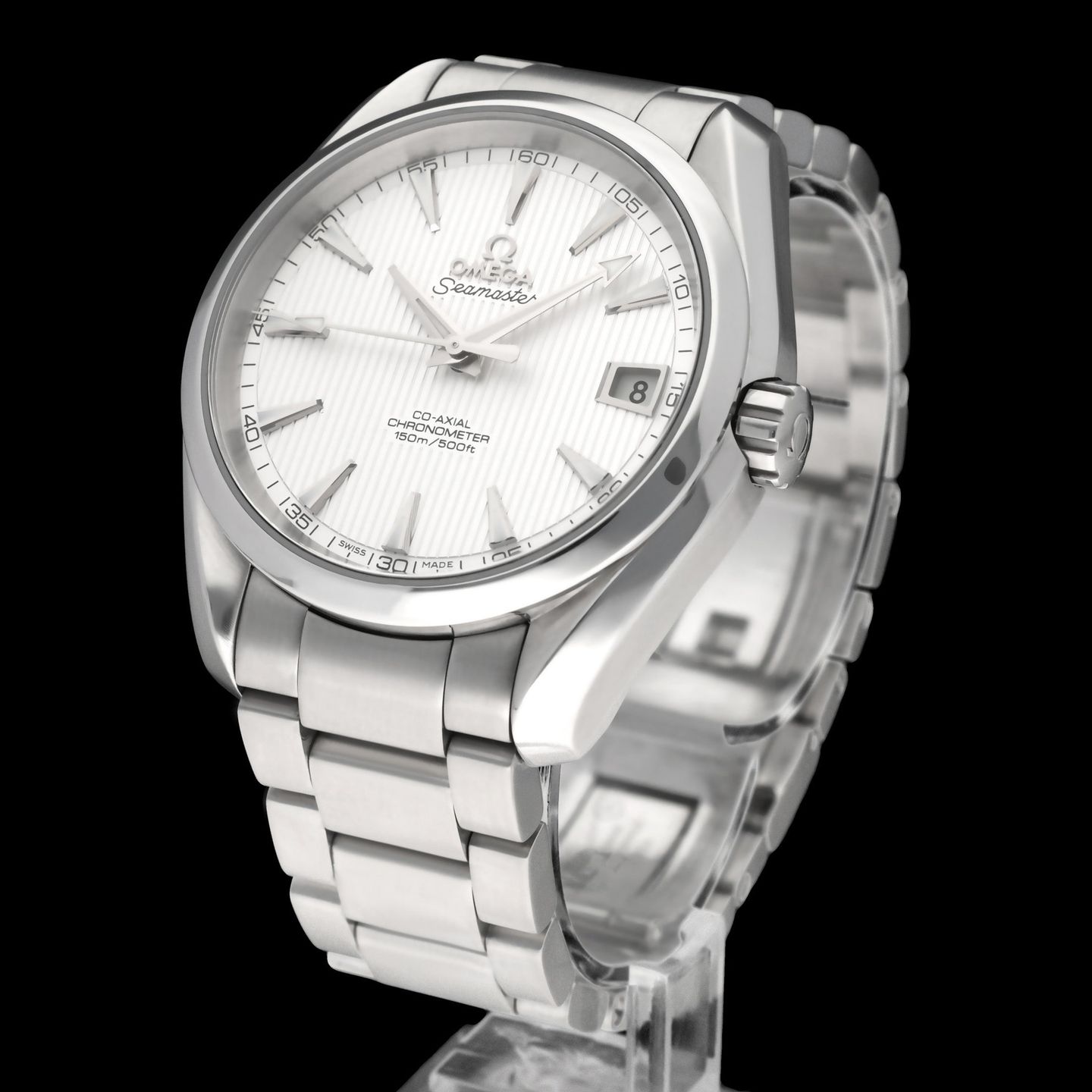 Omega Seamaster Aqua Terra 231.10.39.21.02.001 (2014) - Silver dial 39 mm Steel case (2/8)