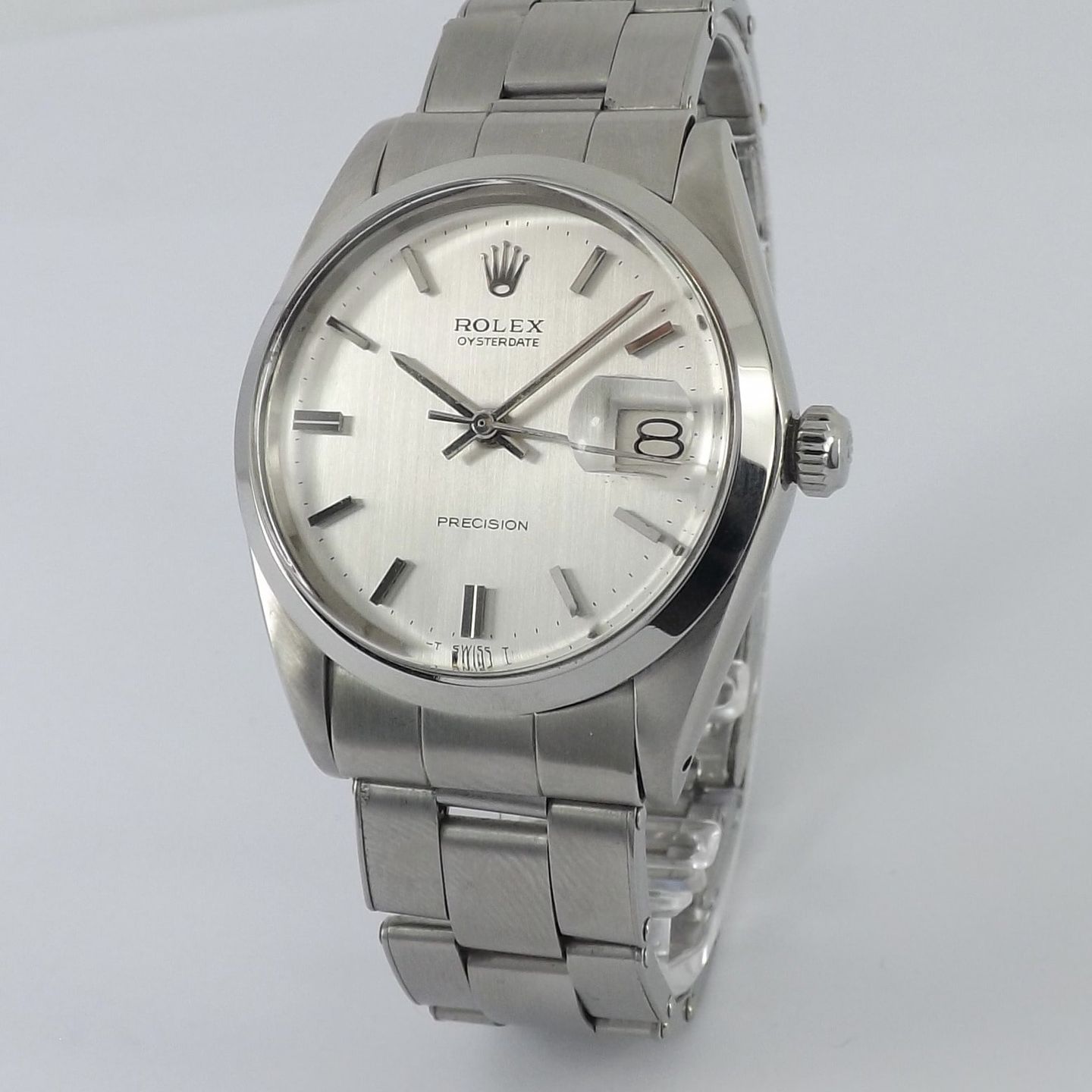 Rolex Oyster Precision 6694 (1972) - Silver dial 34 mm Steel case (1/8)
