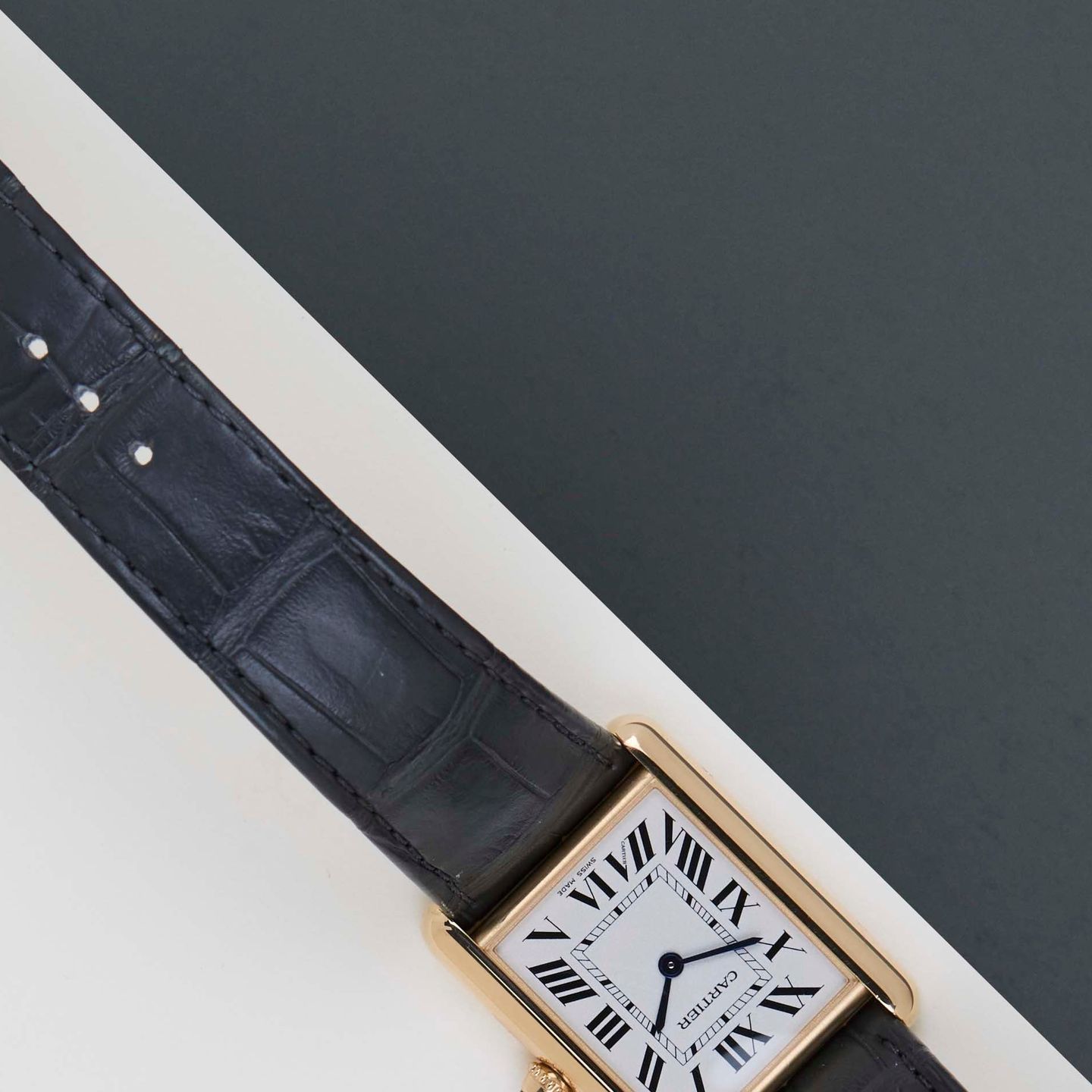 Cartier Tank Louis Cartier WGTA0067 (2024) - White dial 34 mm Yellow Gold case (4/8)