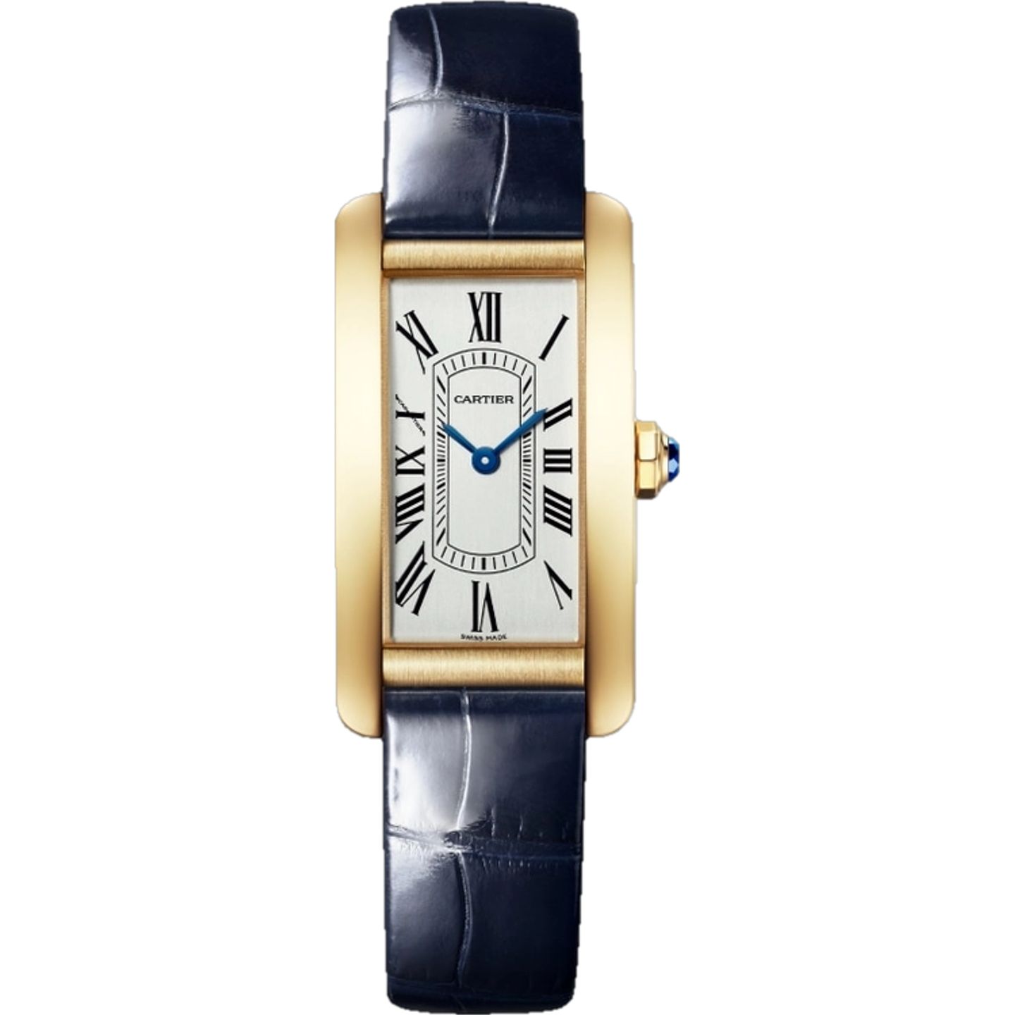 Cartier Tank Américaine WGTA0356 (2026) - Silver dial 35 mm Yellow Gold case (1/1)