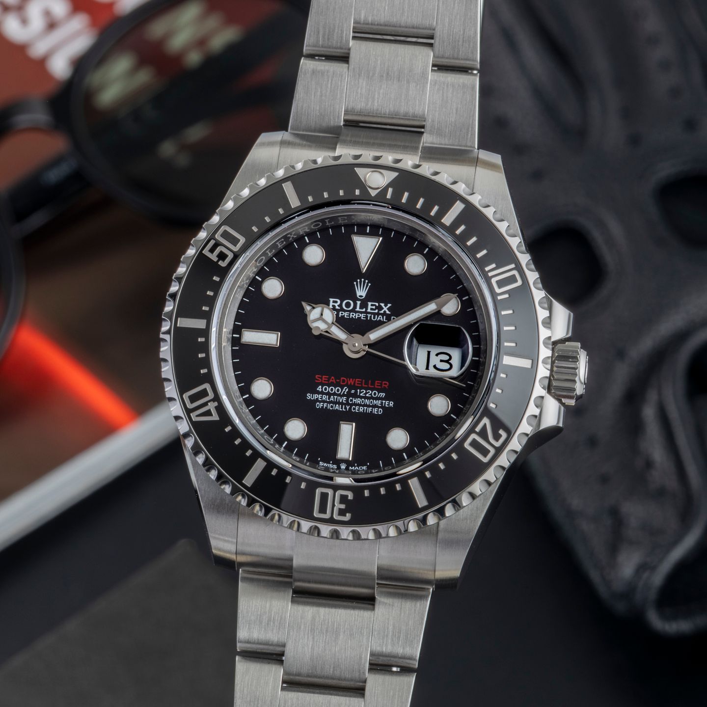 Rolex Sea-Dweller 126600 (Onbekend (willekeurig serienummer)) - Zwart wijzerplaat 43mm Staal (3/8)