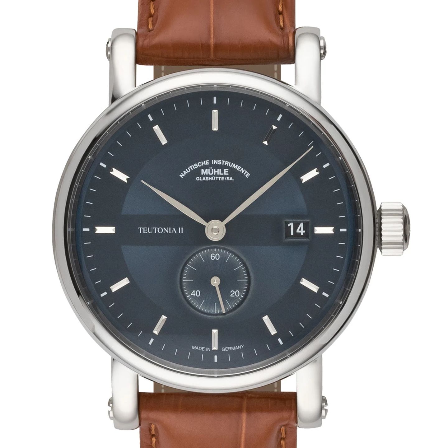 Mühle Glashütte Teutonia II M1-33-42-LB (2024) - Blue dial 42 mm Steel case (1/3)