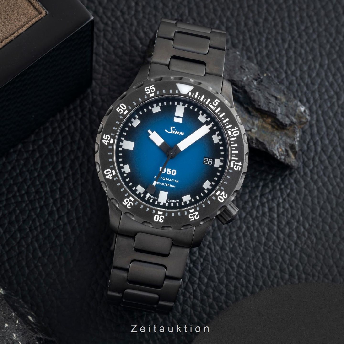 Sinn U50 1050.0202 (Unknown (random serial)) - Blue dial 41 mm Steel case (3/8)