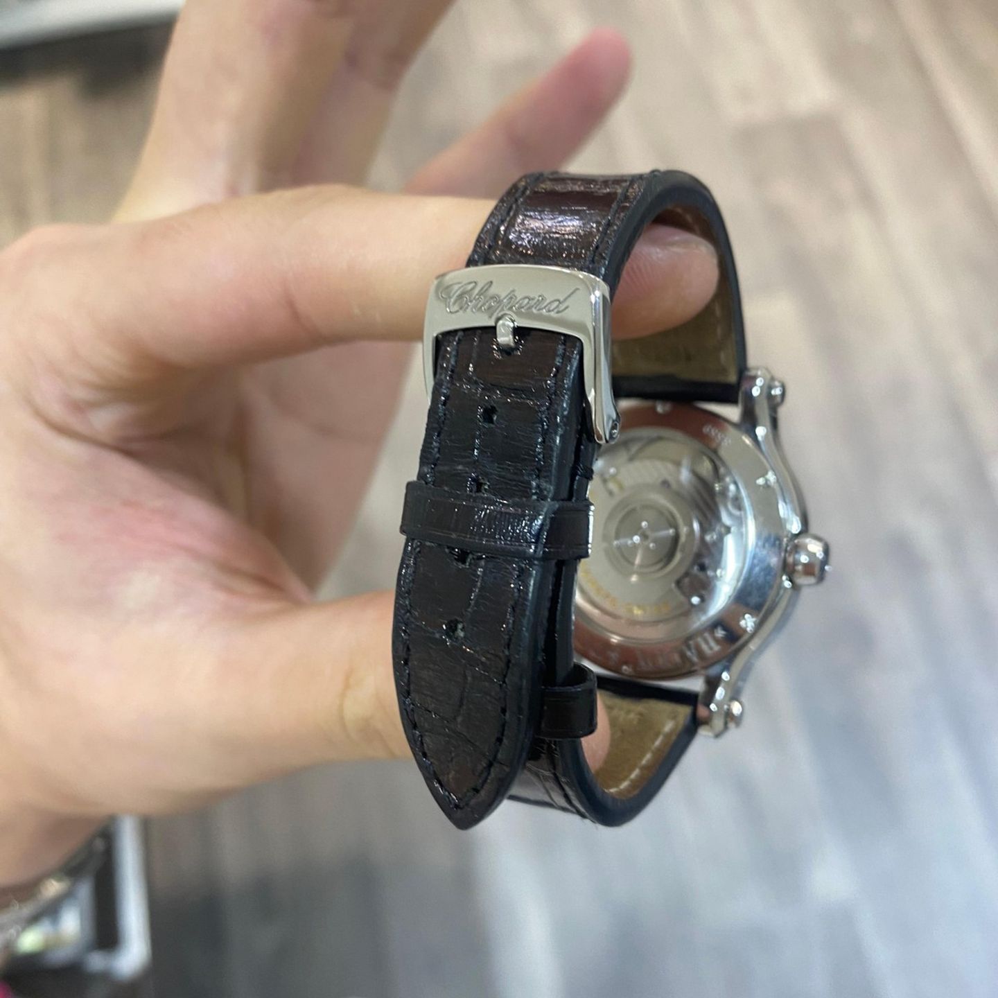 Chopard Happy Sport 278559-3001 (2019) - Silver dial 36 mm Steel case (6/6)