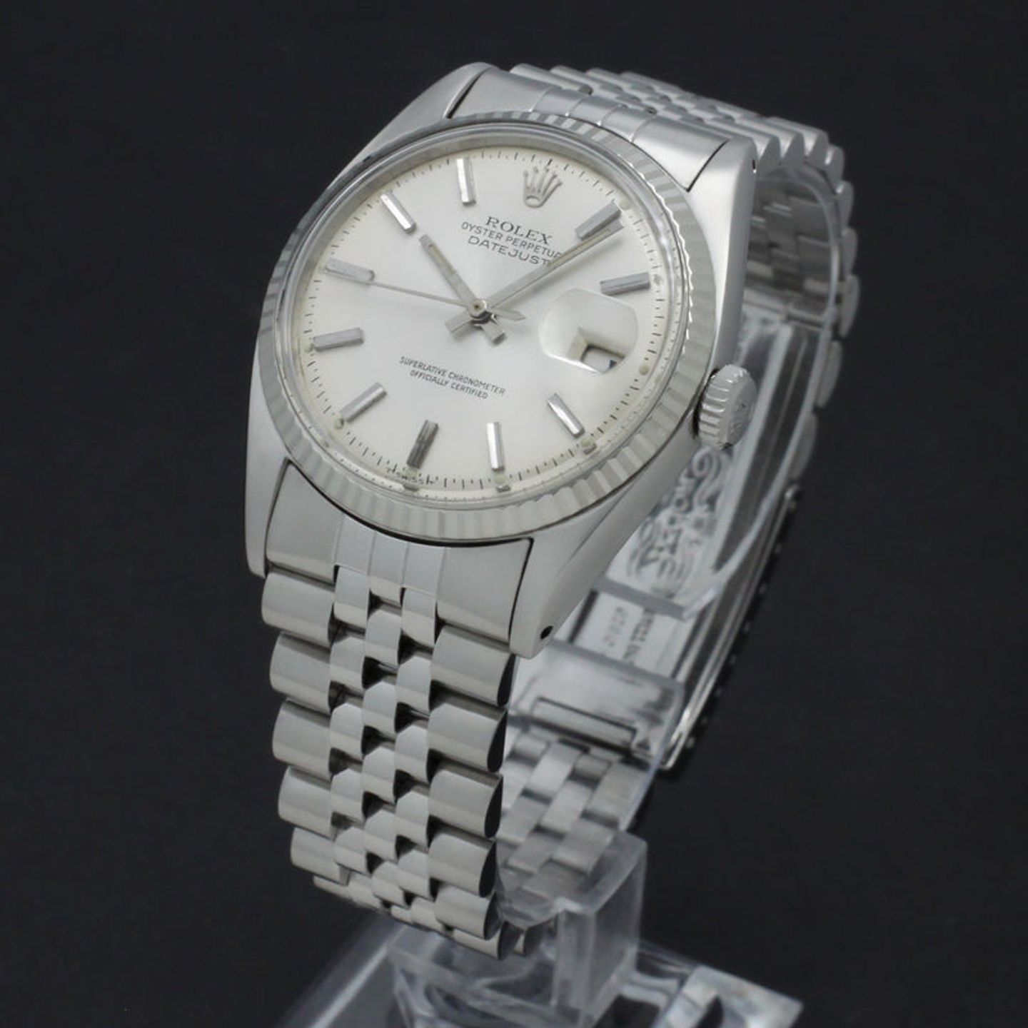 Rolex Datejust 1601 (1967) - Zilver wijzerplaat 36mm Staal (2/7)