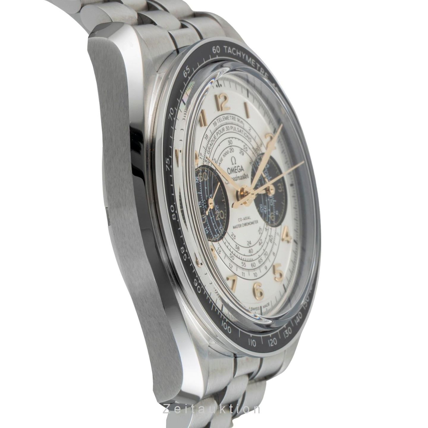 Omega Speedmaster Chronoscope 522.30.43.51.02.001 (Unknown (random serial)) - Silver dial 40 mm Steel case (6/8)