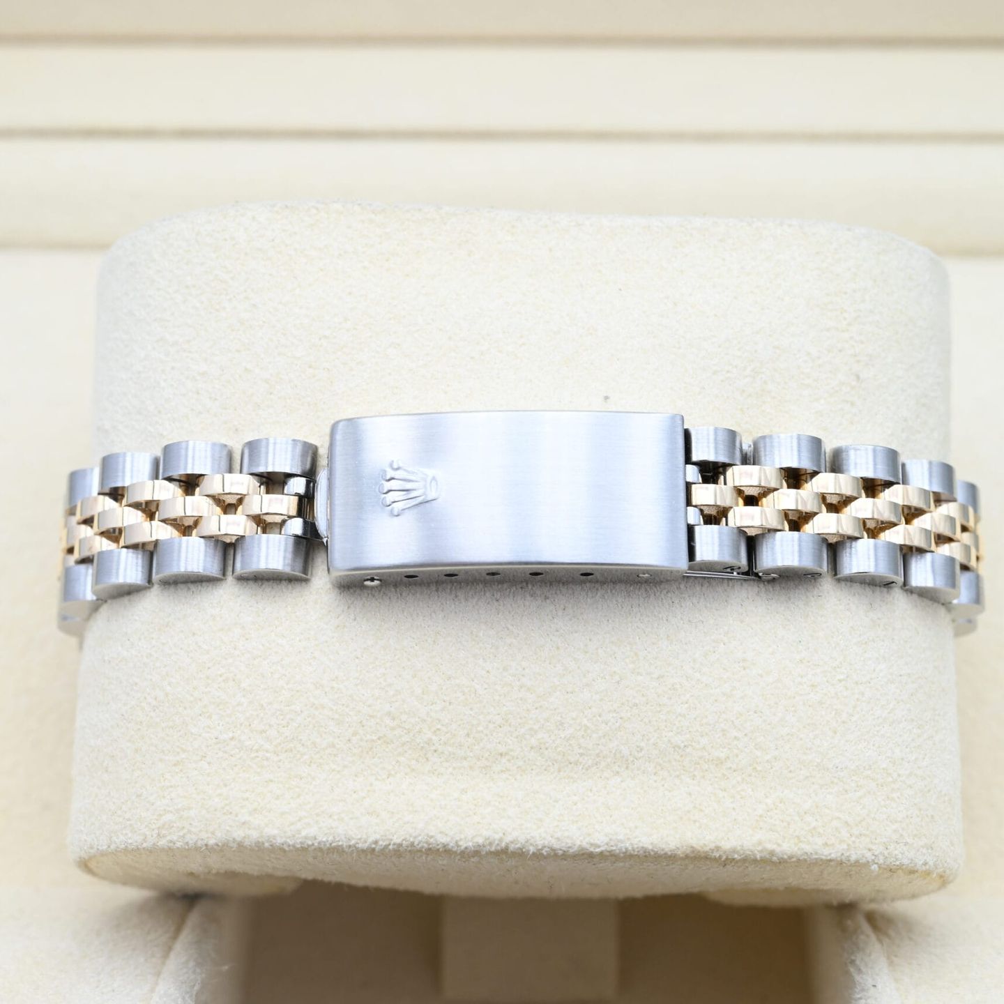 Rolex Lady-Datejust 69173 (1999) - Champagne wijzerplaat 26mm Goud/Staal (6/7)