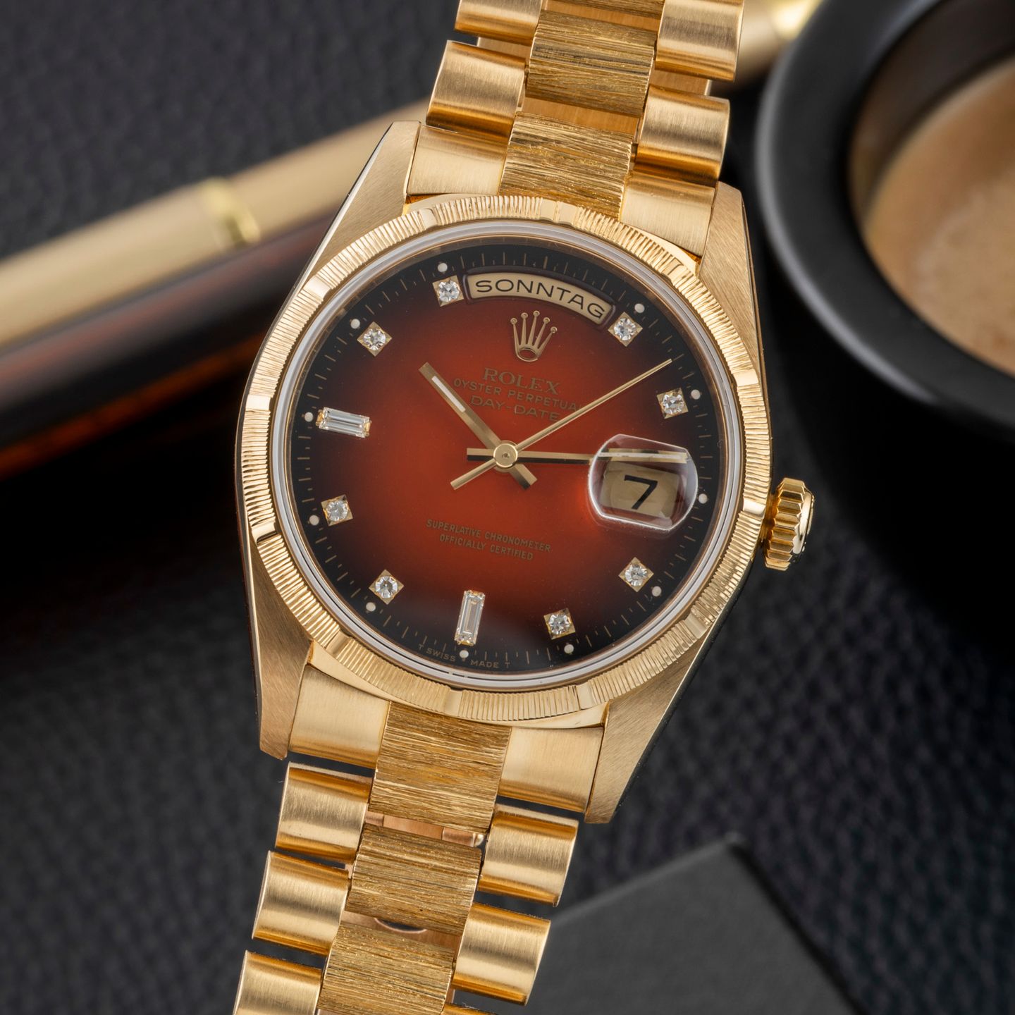 Rolex Day-Date 36 18248 (1989) - 36 mm Yellow Gold case (3/8)