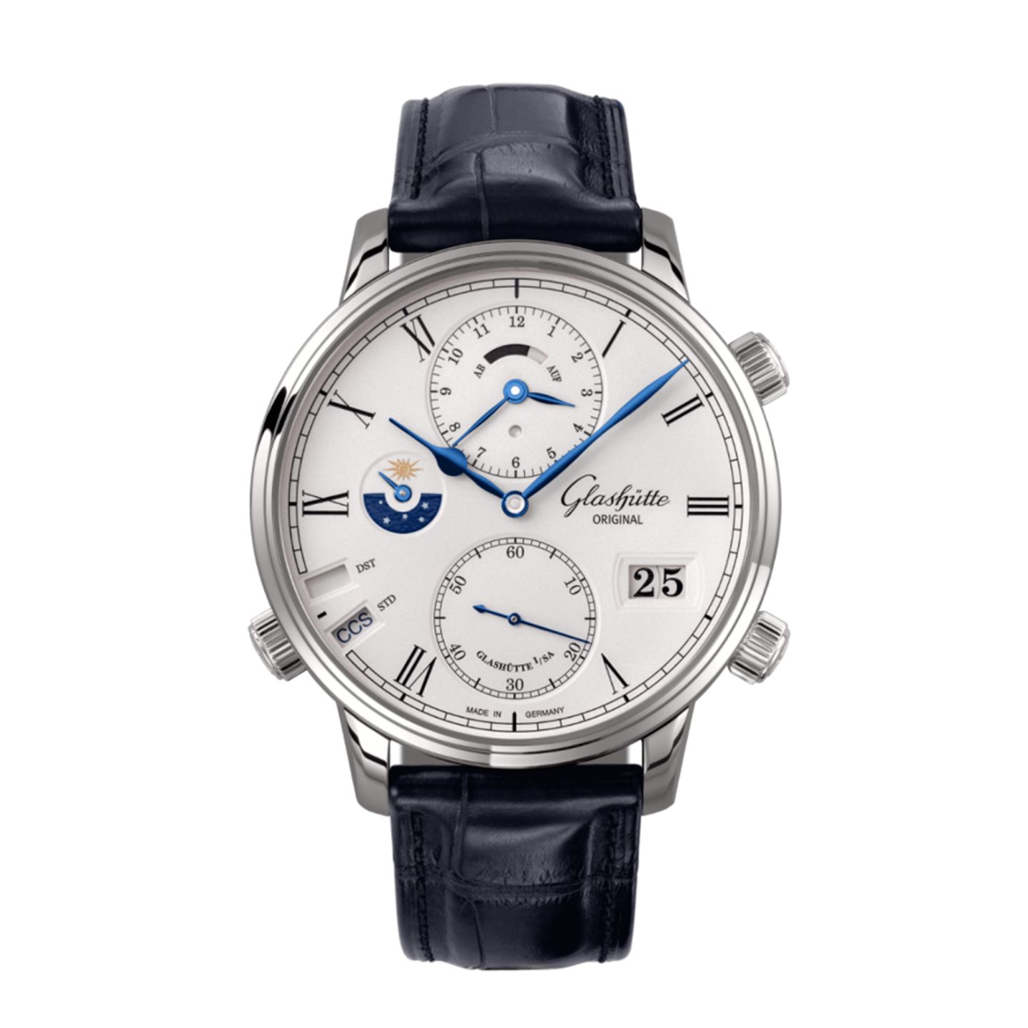 Glashütte Original Senator Cosmopolite 1-89-02-01-04-30 (2024) - Silver dial 44 mm White Gold case (1/1)