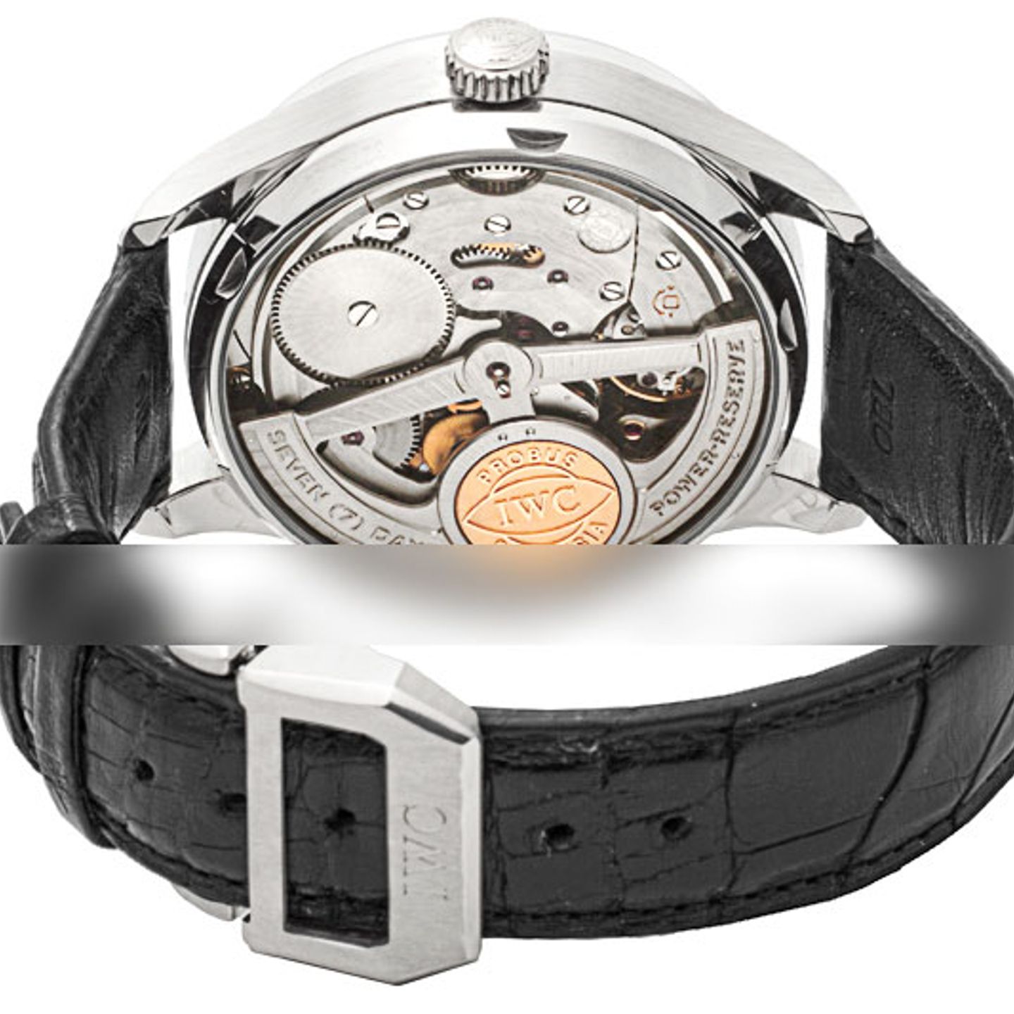 IWC Portuguese Perpetual Calendar IW502219 (2007) - Silver dial 42 mm Platinum case (3/4)