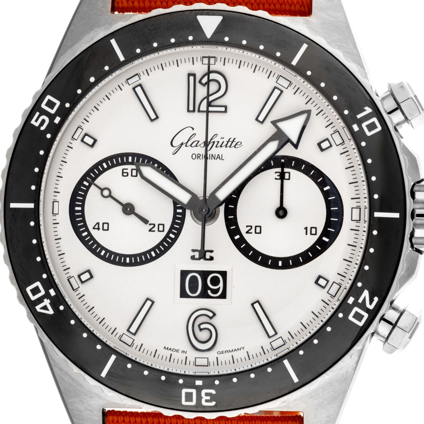 Glashütte Original SeaQ Chronograph 1-37-23-03-80-34 (2026) - Zilver wijzerplaat 43mm Staal (1/8)