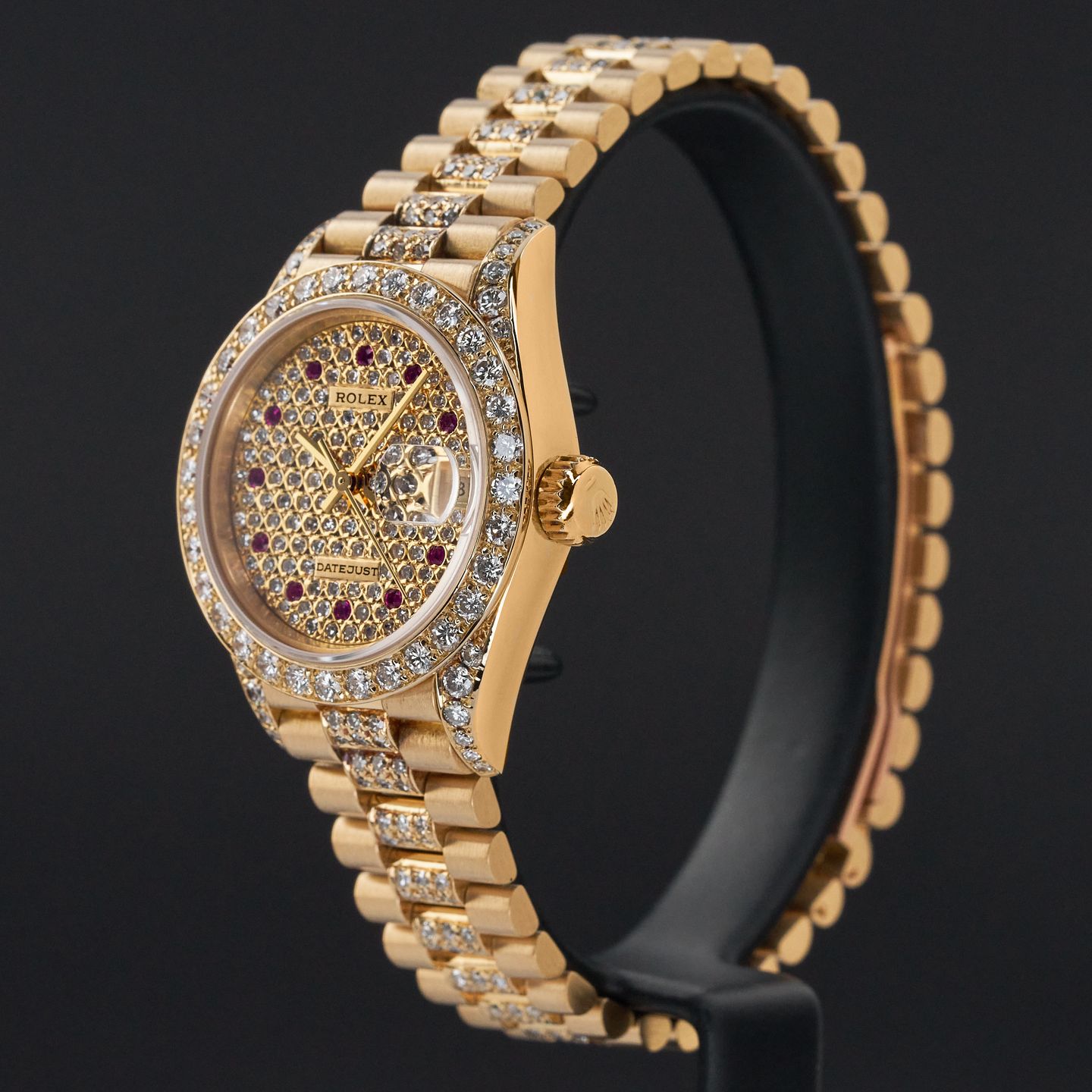 Rolex Lady-Datejust 69178 (1995) - Diamant wijzerplaat 26mm Geelgoud (4/8)