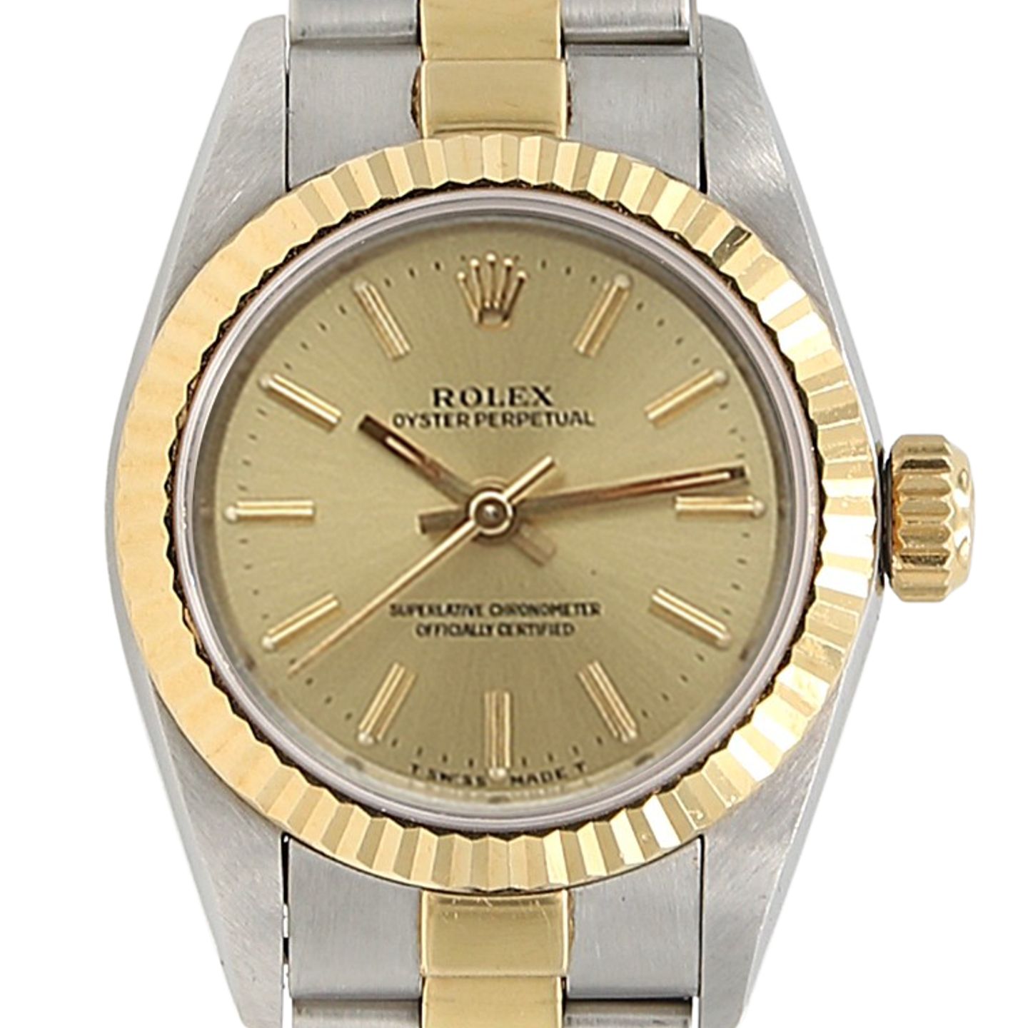 Rolex Oyster Perpetual 67193 (Onbekend (willekeurig serienummer)) - 26mm Goud/Staal (1/6)