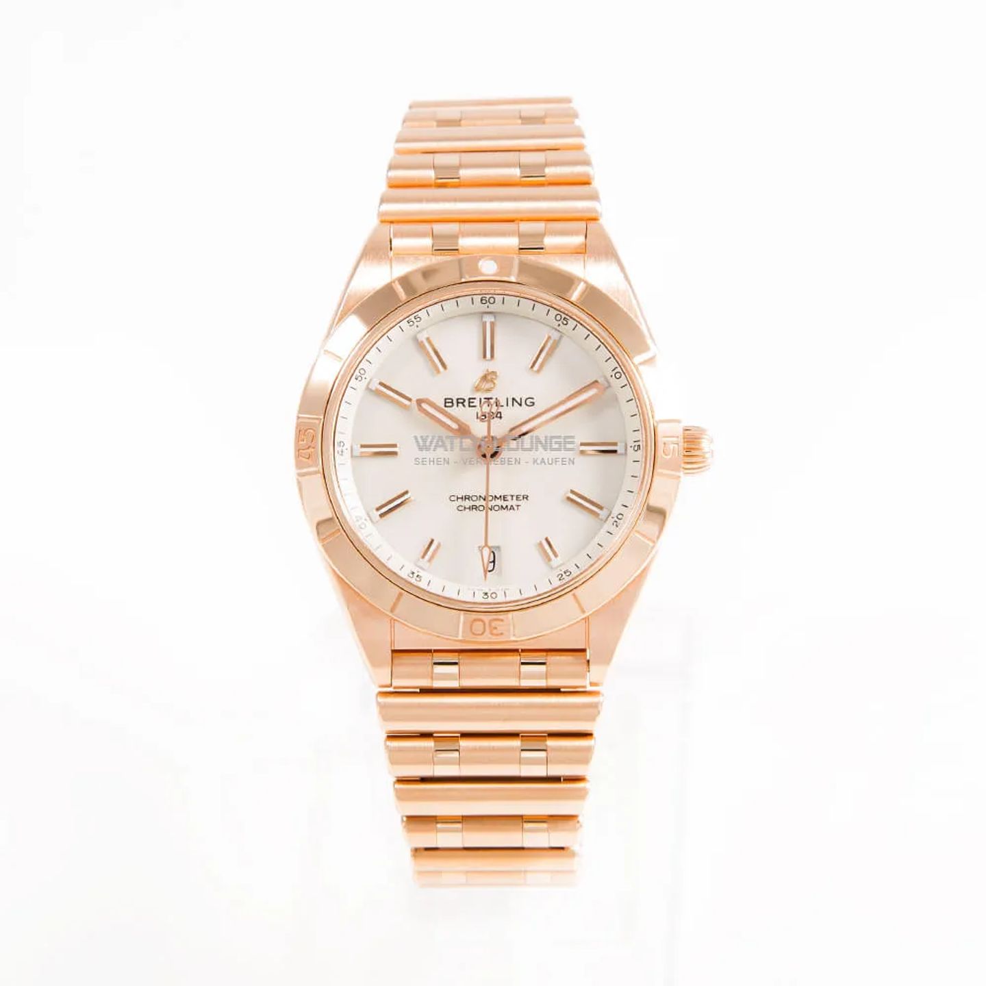 Breitling Chronomat 36 R10380101A1R1 (2026) - White dial 36 mm Red Gold case (3/8)