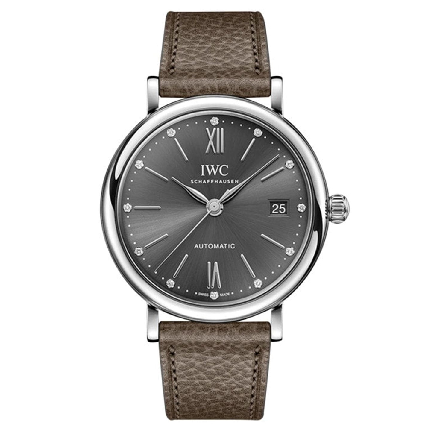 IWC Portofino Automatic IW458603 (2025) - Grijs wijzerplaat 37mm Staal (1/1)