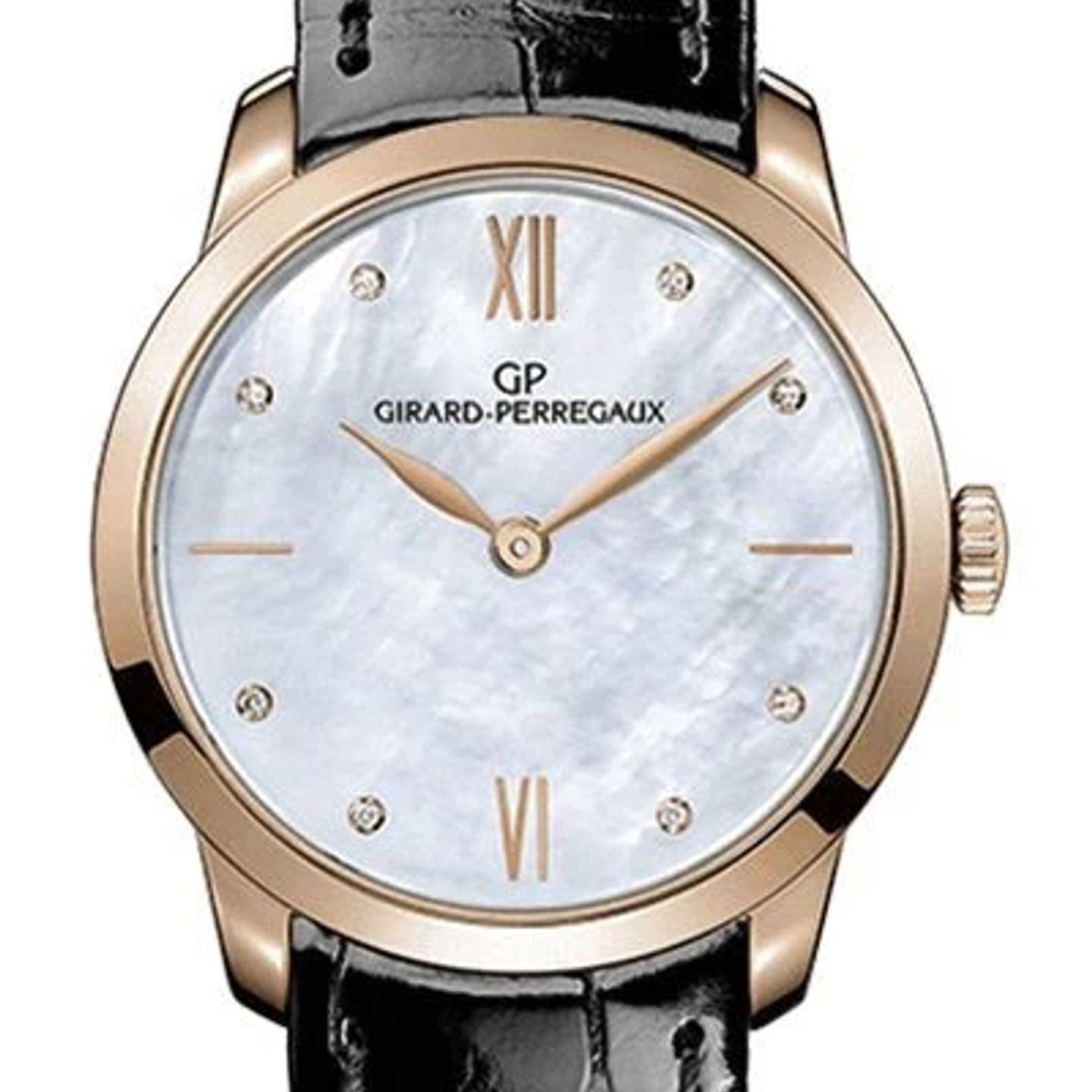 Girard-Perregaux 1966 49528-52-771-CK6A (2024) - Pearl dial 31 mm Rose Gold case (2/2)