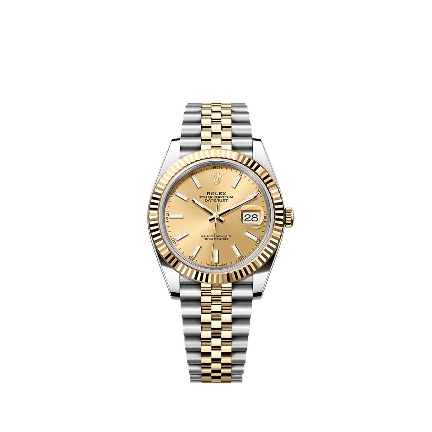 Rolex Datejust 41 126333 (2025) - Champagne wijzerplaat 41mm Goud/Staal (1/1)