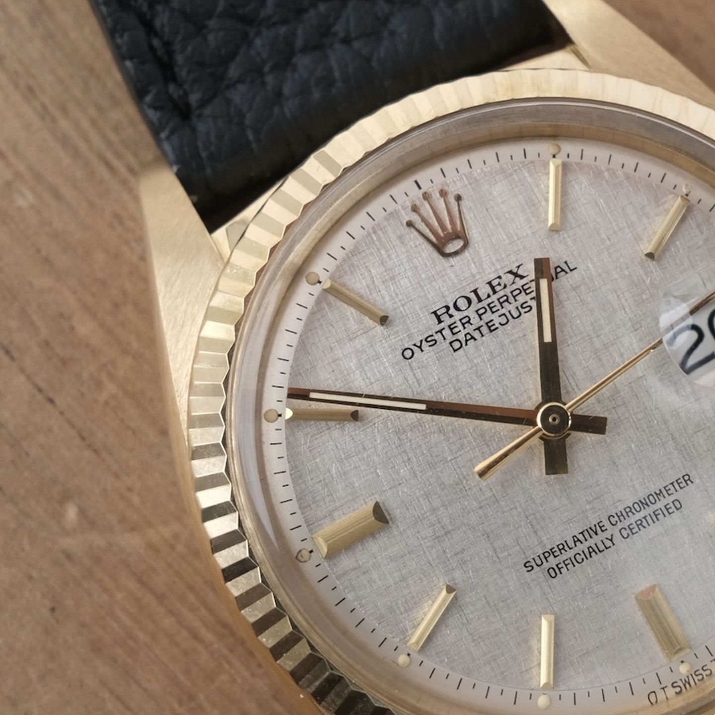 Rolex Datejust 1601 (1971) - 36 mm Yellow Gold case (4/8)