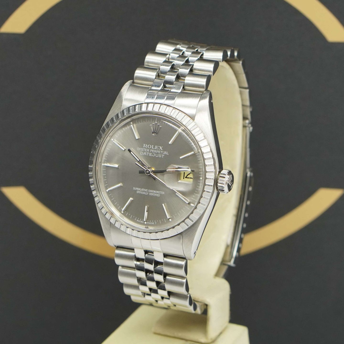 Rolex Datejust 36 16030 (1980) - Grey dial 36 mm Steel case (3/7)