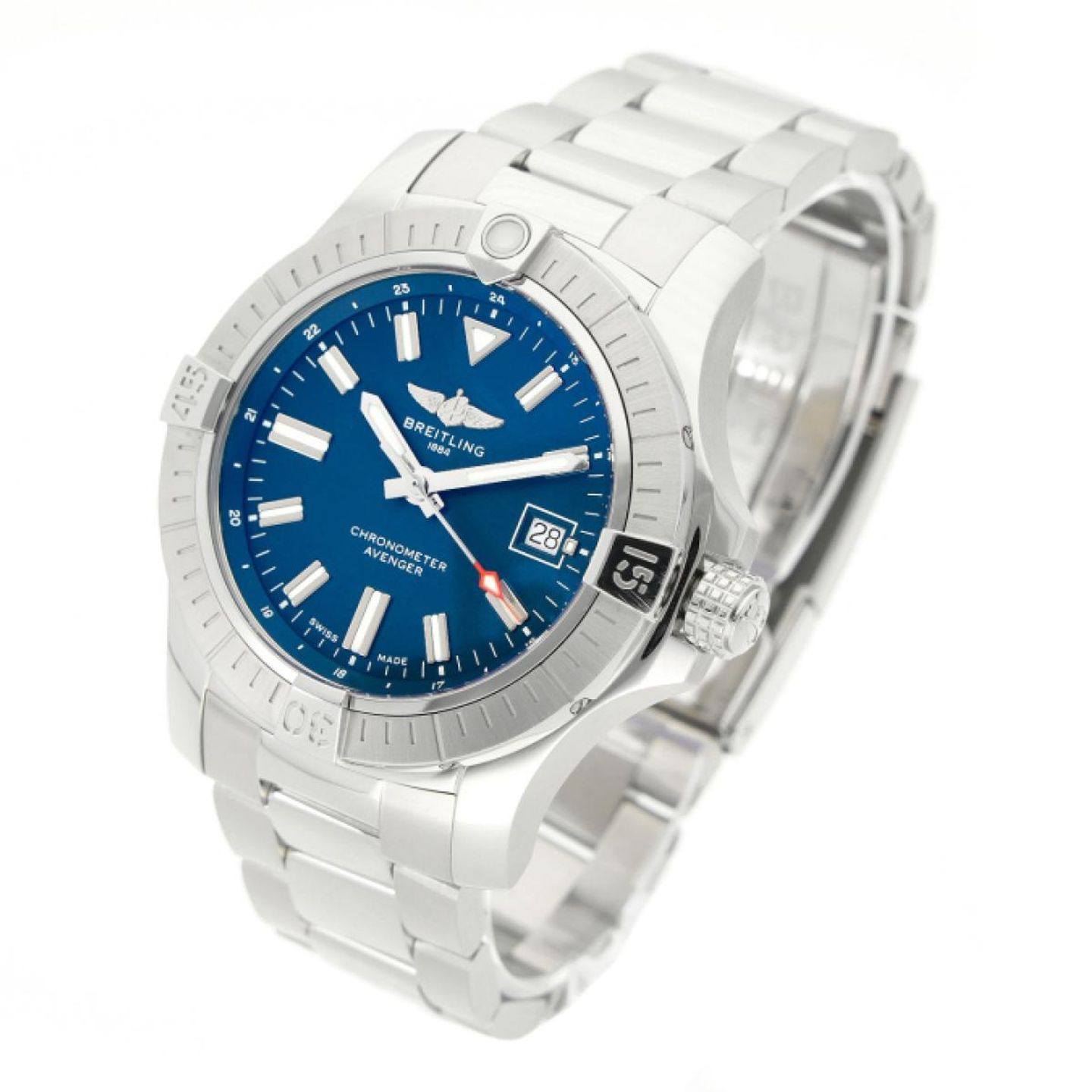 Breitling Avenger A17318 (2021) - Blue dial 43 mm Steel case (2/5)