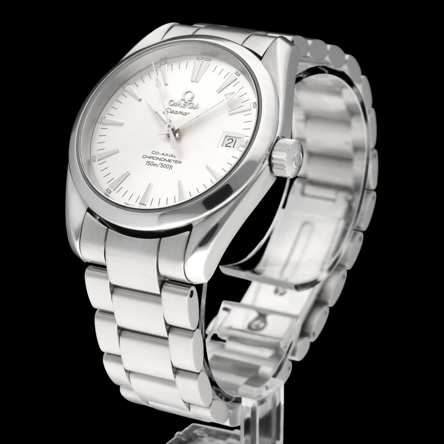 Omega Seamaster Aqua Terra 2504.30 (2007) - Silver dial 36 mm Steel case (5/8)