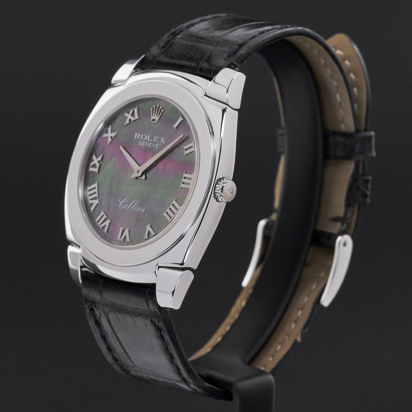 Rolex Cellini 5330 (2008) - Pearl dial 36 mm White Gold case (4/8)