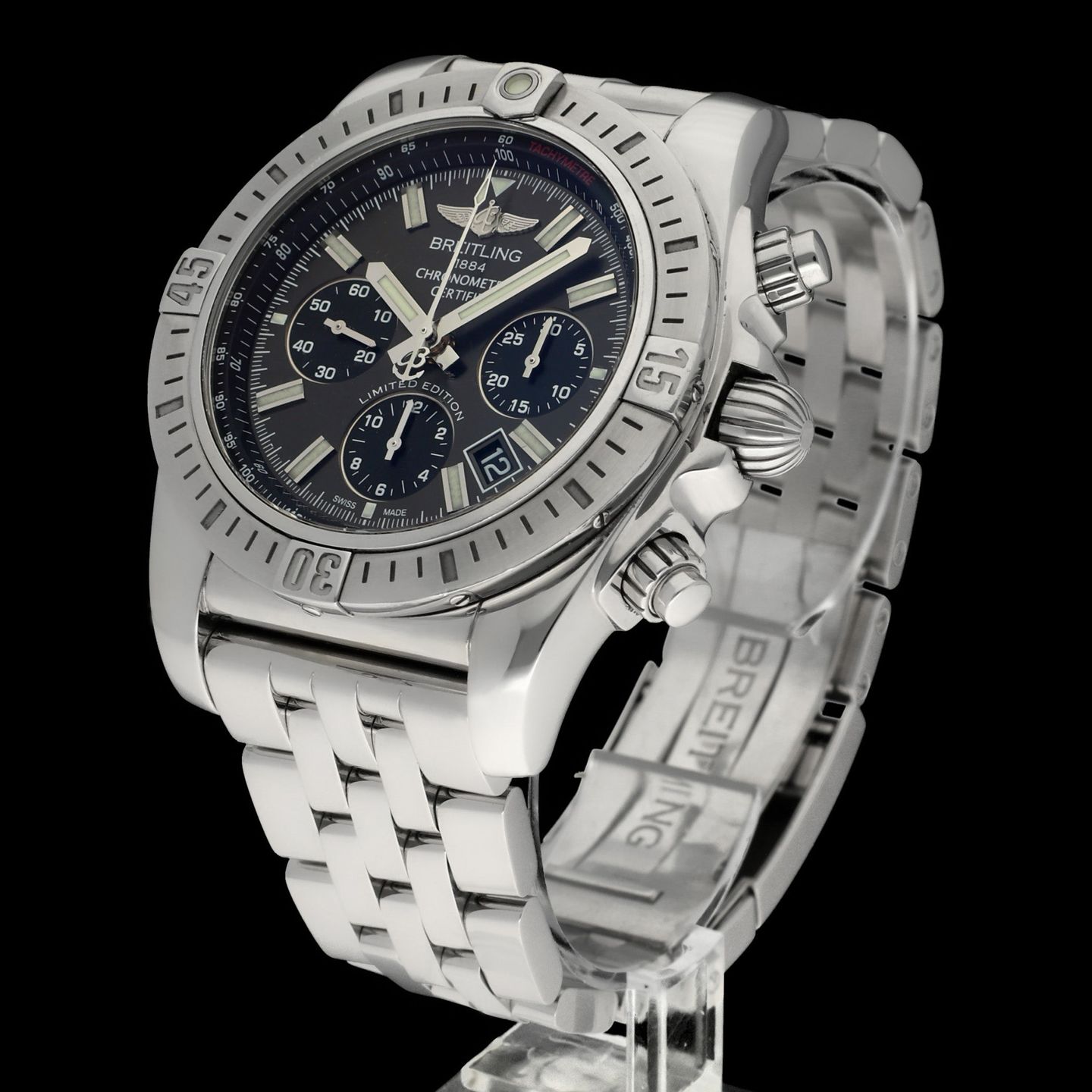 Breitling Chronomat 44 AB0115 (2019) - Grey dial 44 mm Steel case (2/8)