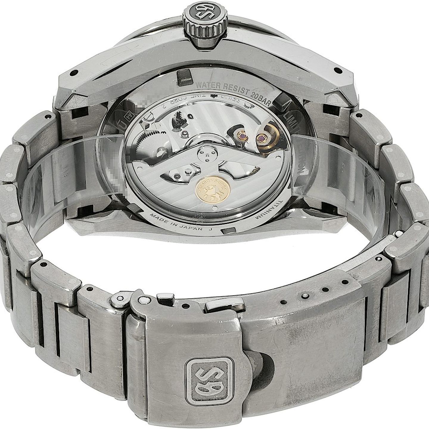 Grand Seiko Unknown SBGX035 (2019) - Zwart wijzerplaat 45mm Staal (5/5)