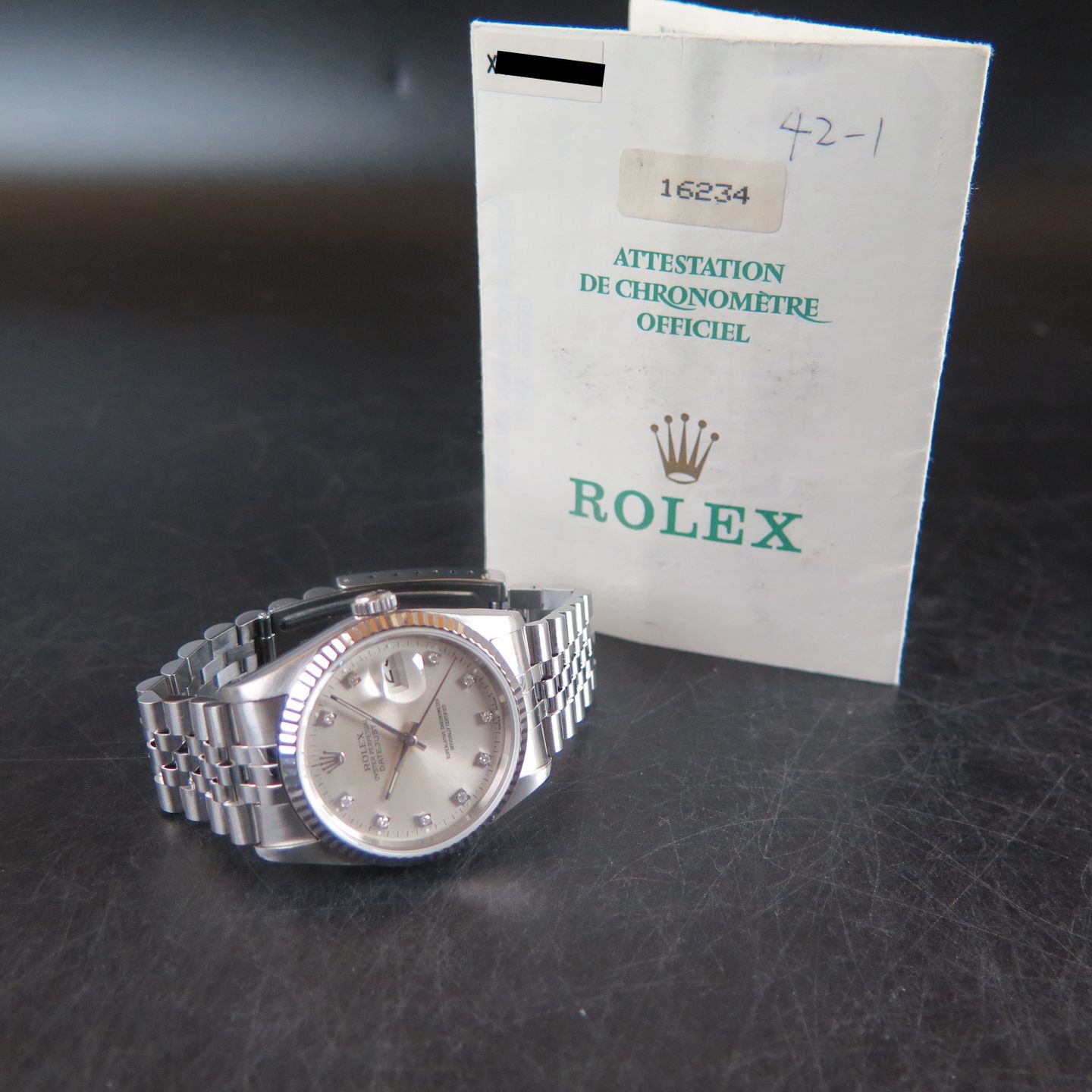 Rolex Datejust 36 116234 (1993) - 36 mm Steel case (4/4)